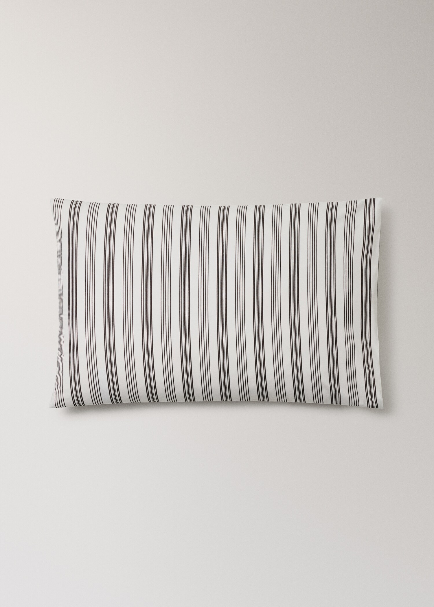 Taie d’oreiller coton rayures 50x75 cm - Article sans modèle