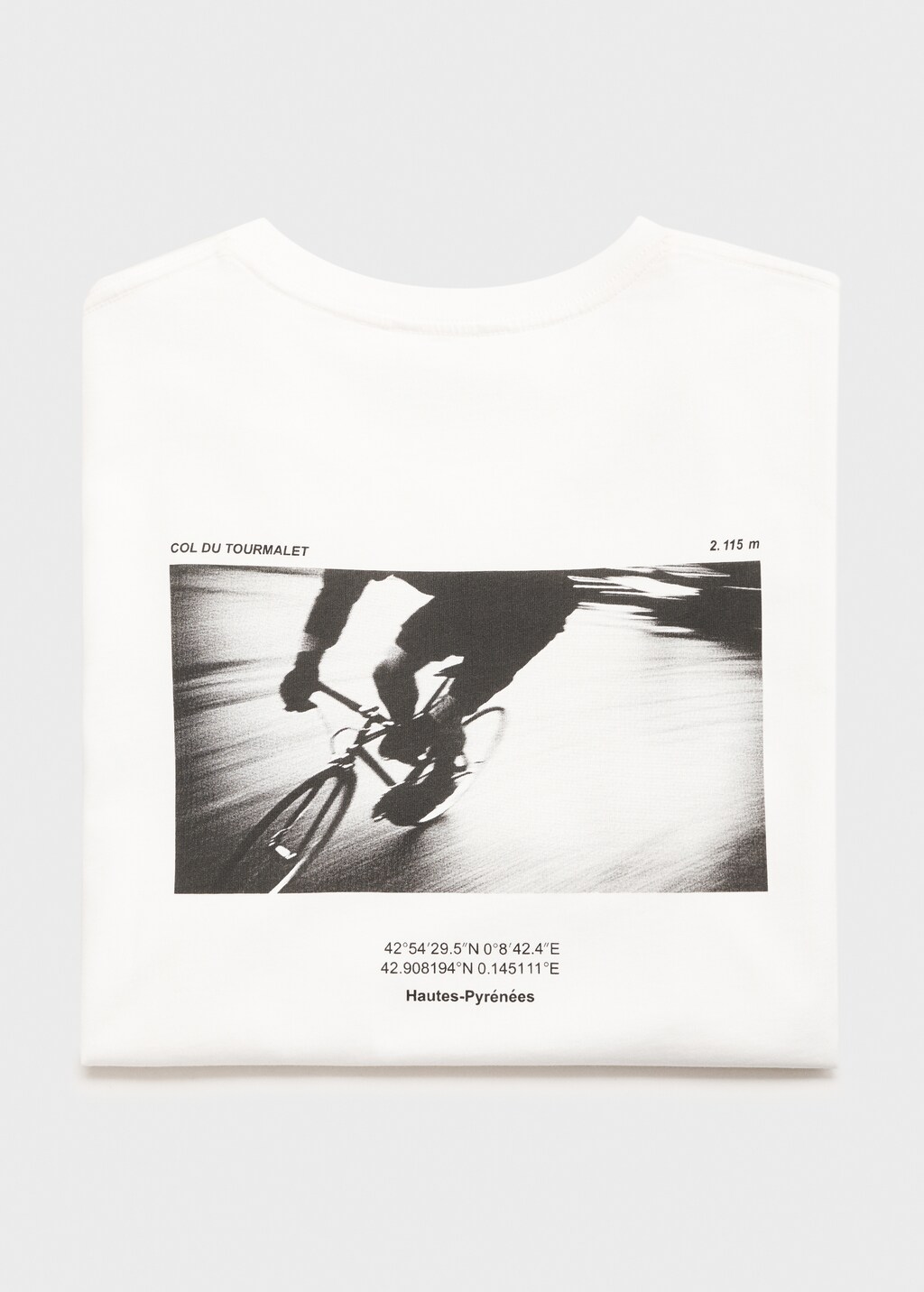 Printed cotton-blend t-shirt