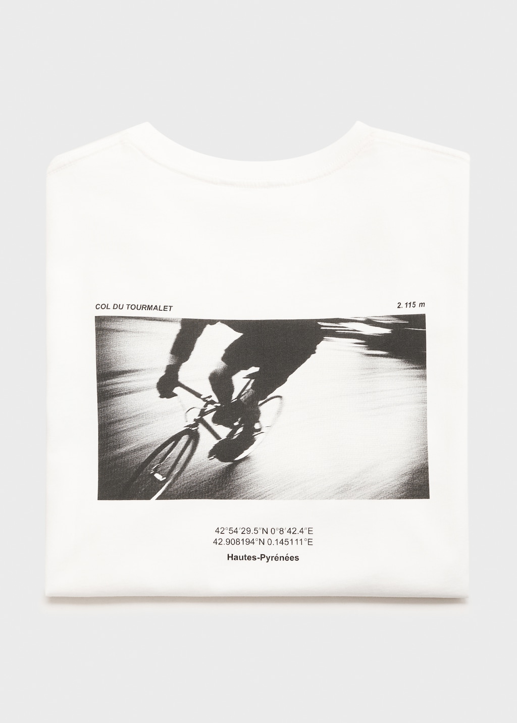 Printed cotton-blend t-shirt