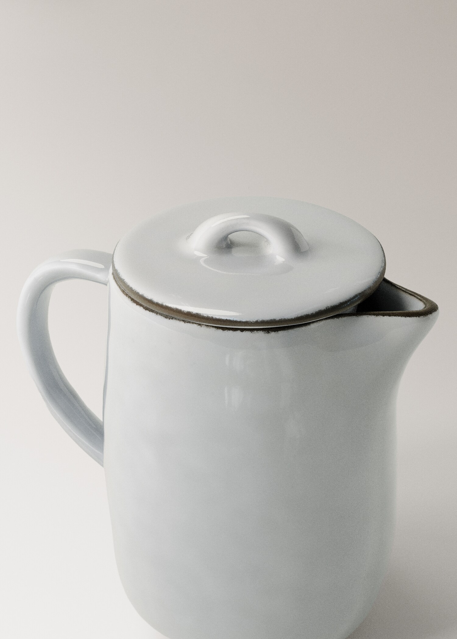 Contrast stoneware teapot - Λεπτομέρεια του προϊόντος 2