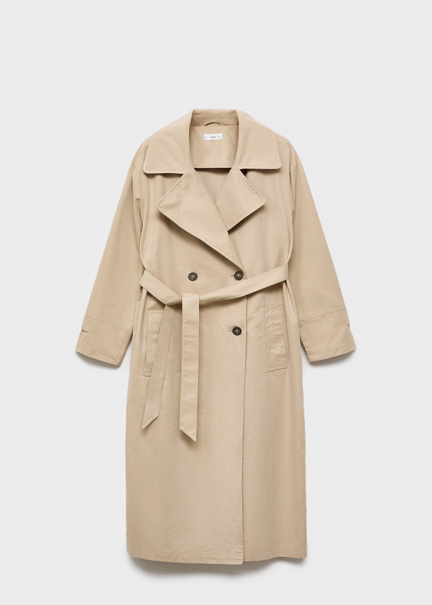 Gabardina de estilo clássico com cinto - Artigo sem modelo