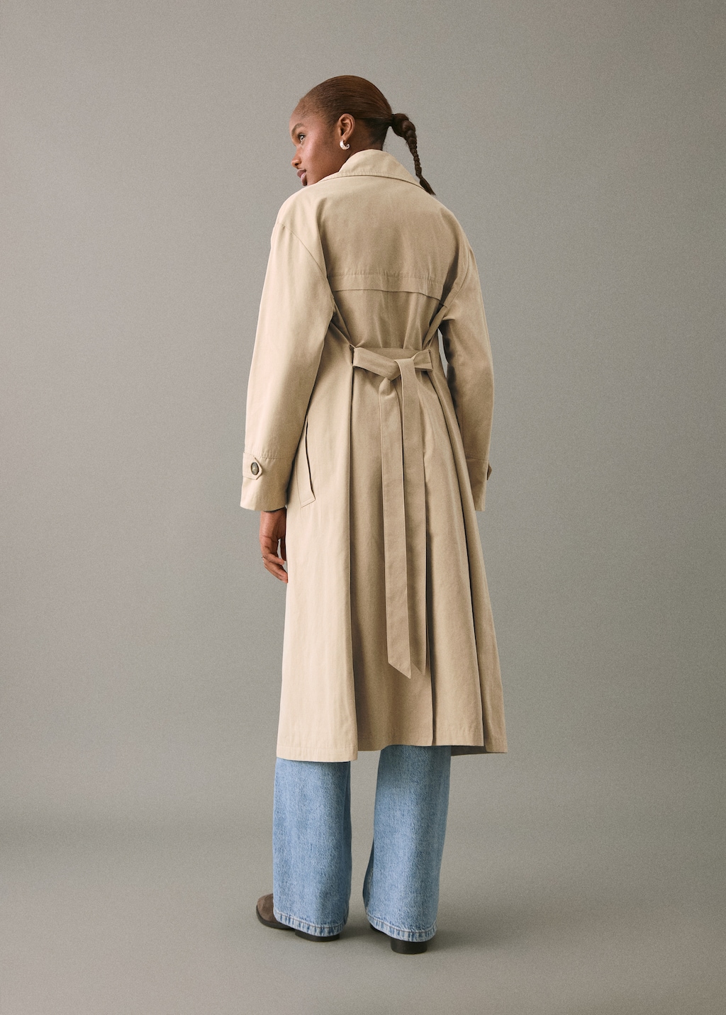 Classic trench coat with belt