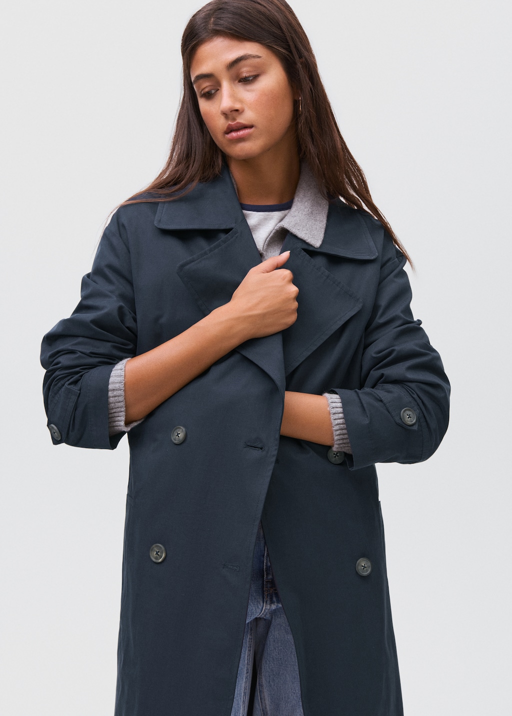 Classic trench coat with belt - Teen | MANGO USA