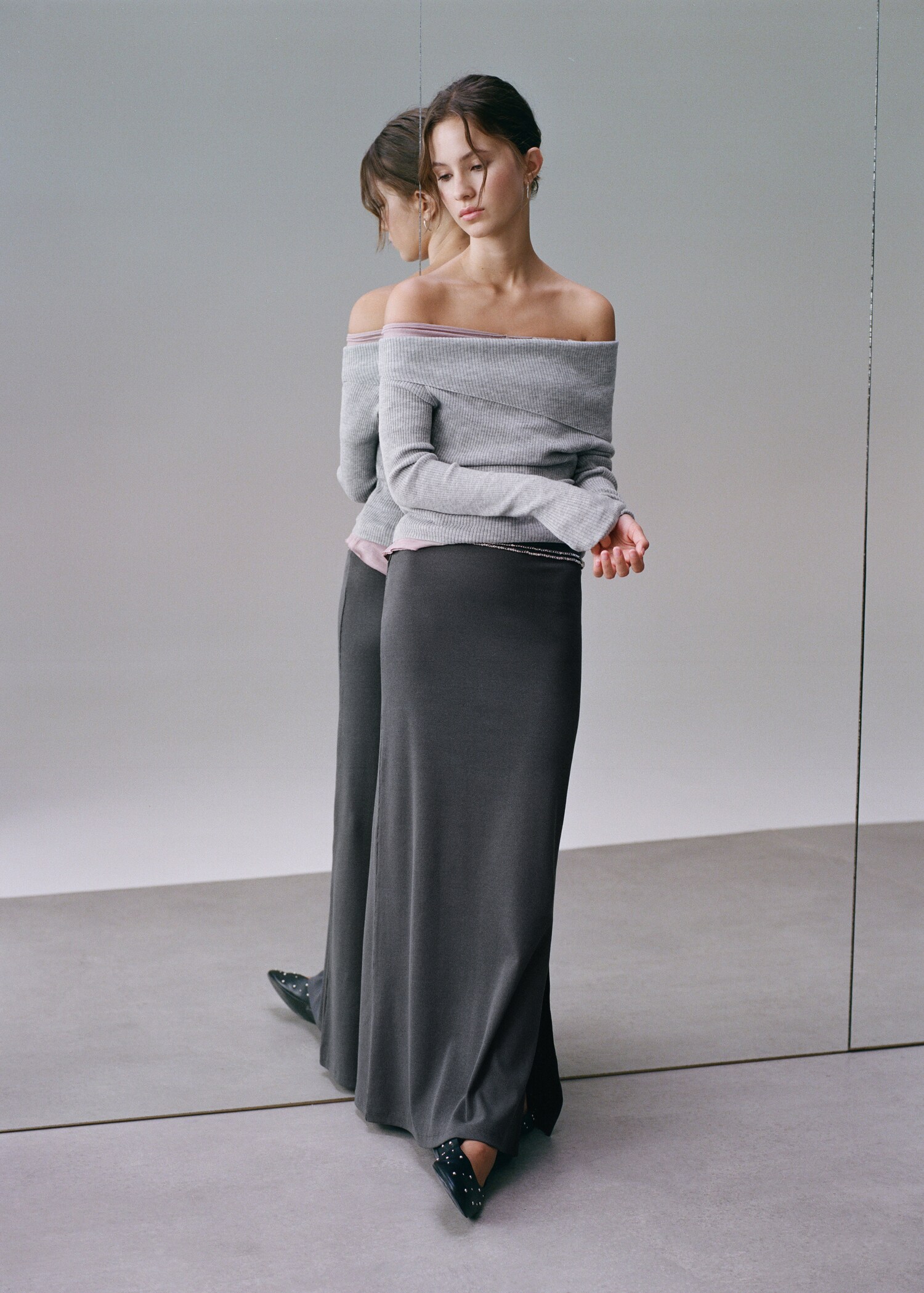 Slit long skirt - Details of the article 5
