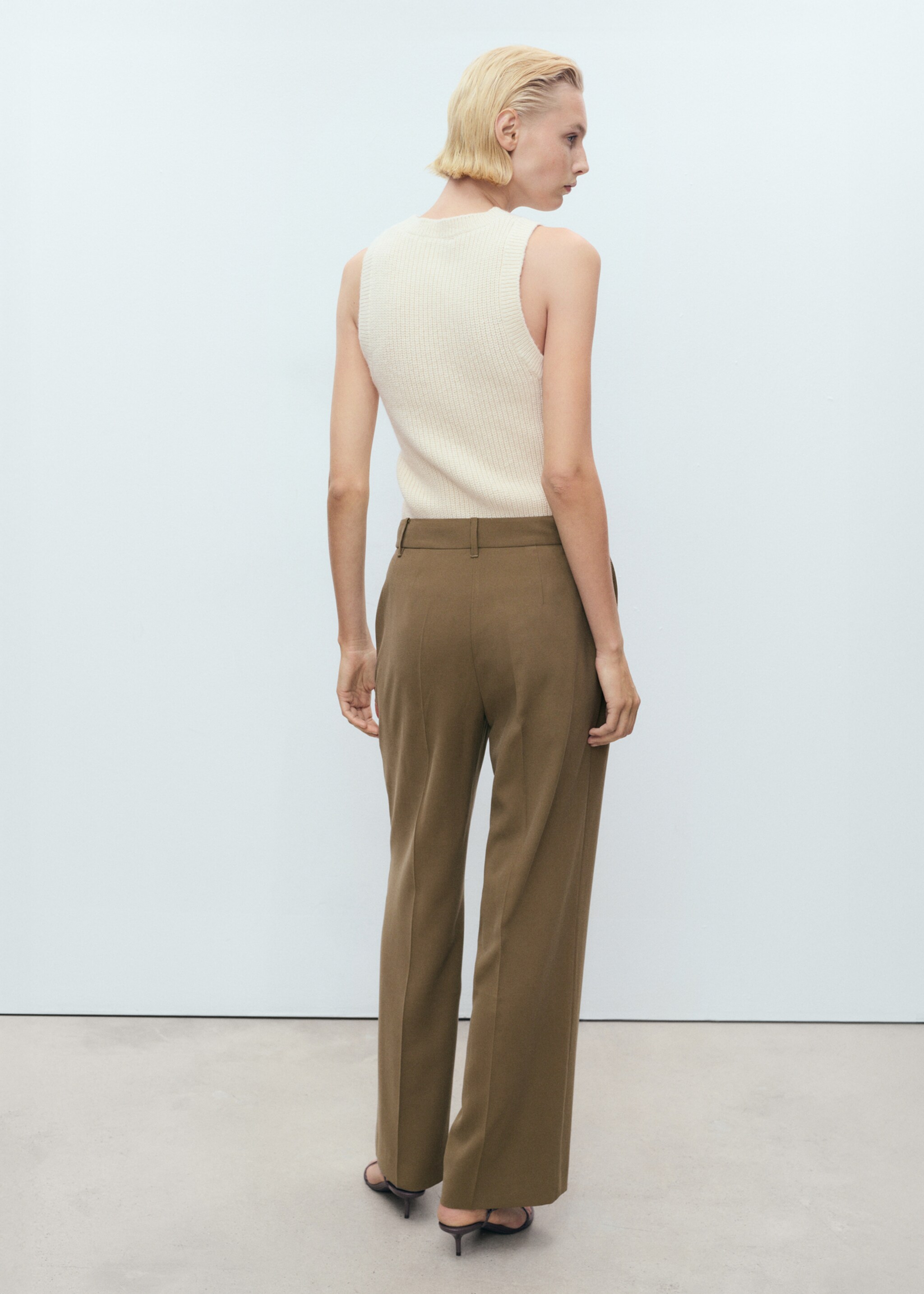 Pantalon droit taille normale - Verso de l’article