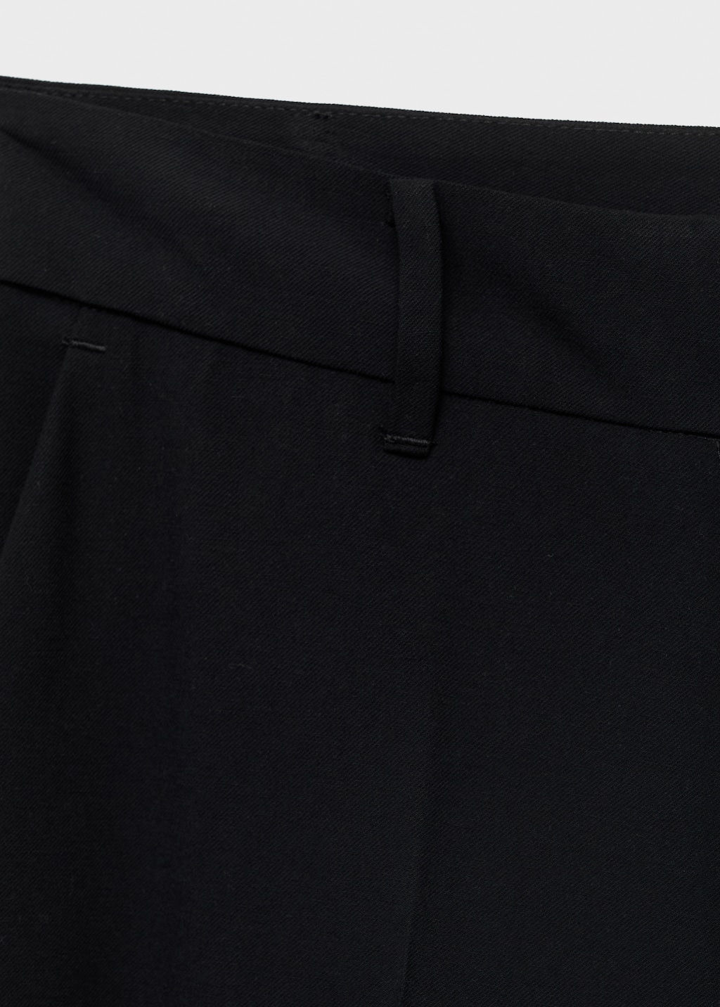 Straight mid-rise pants