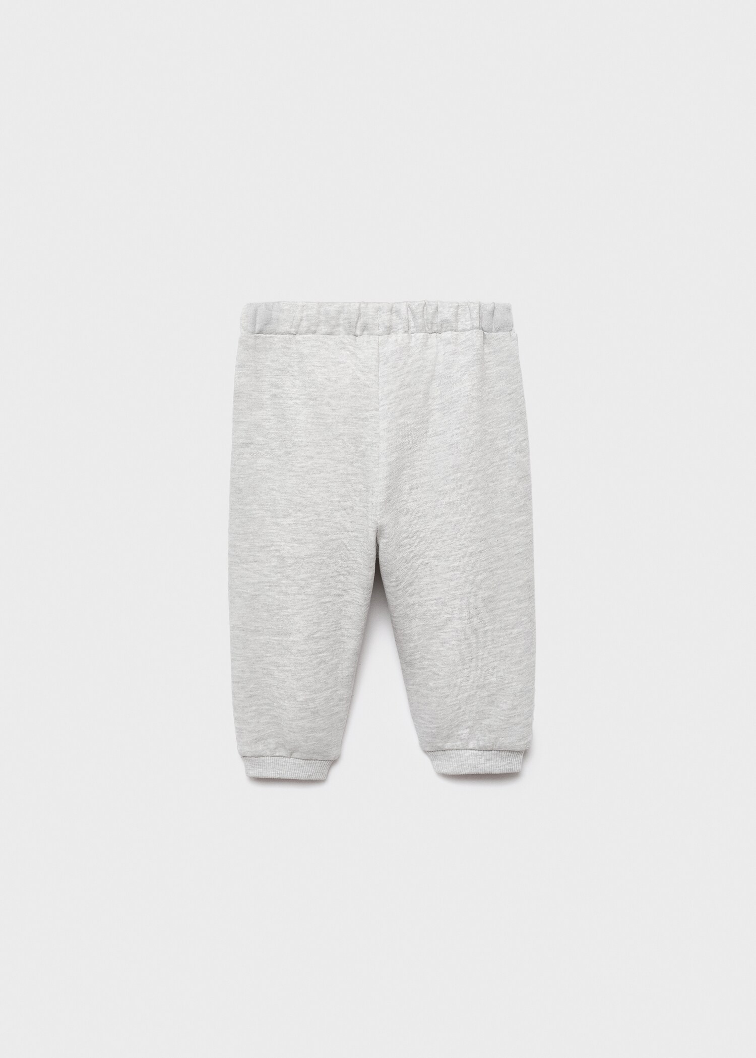 Baumwoll-Jogger Pants mit Kordelzug - Rückseite des Artikels