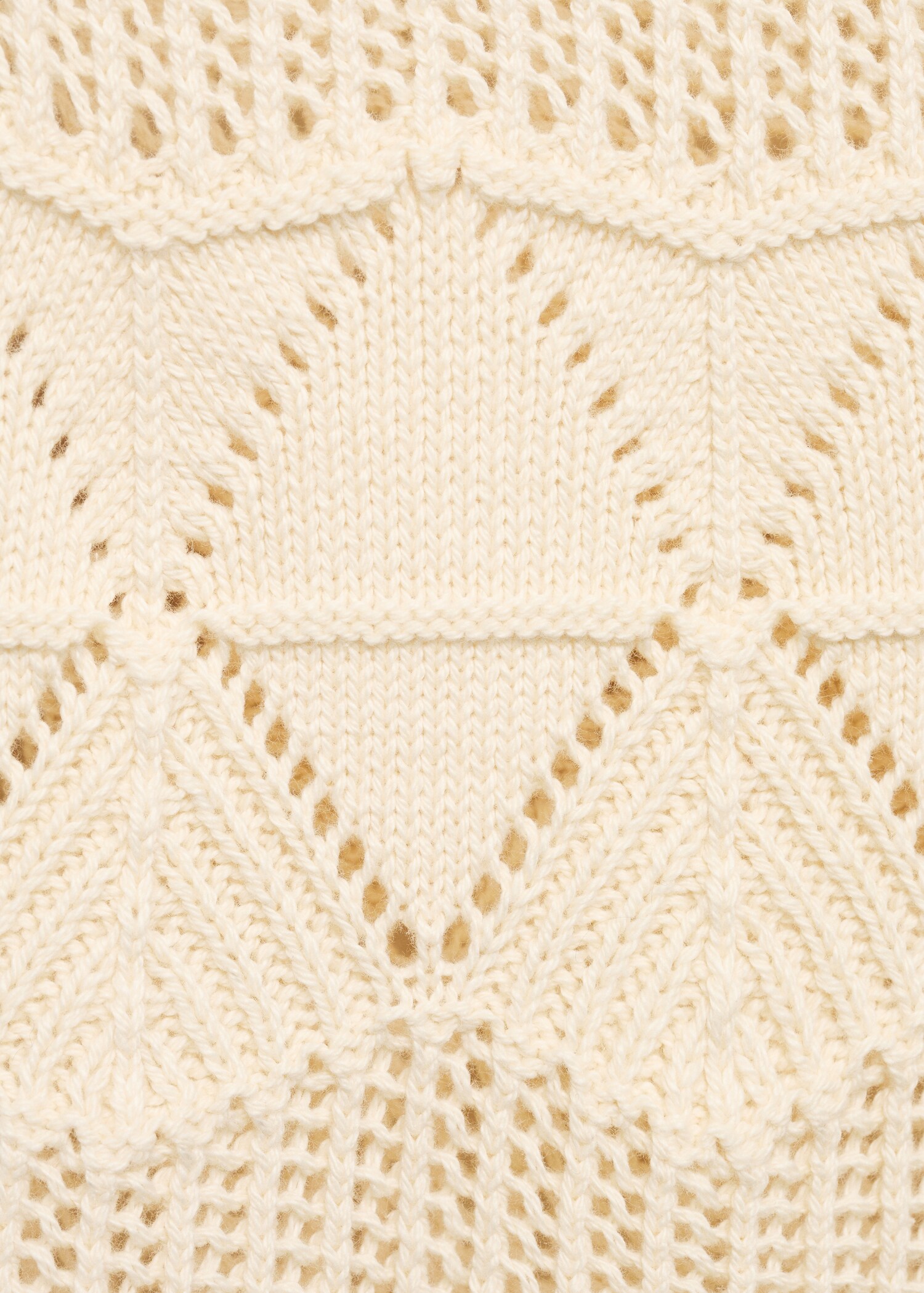 Openwork knit gilet with ruffle - Details of the article 8