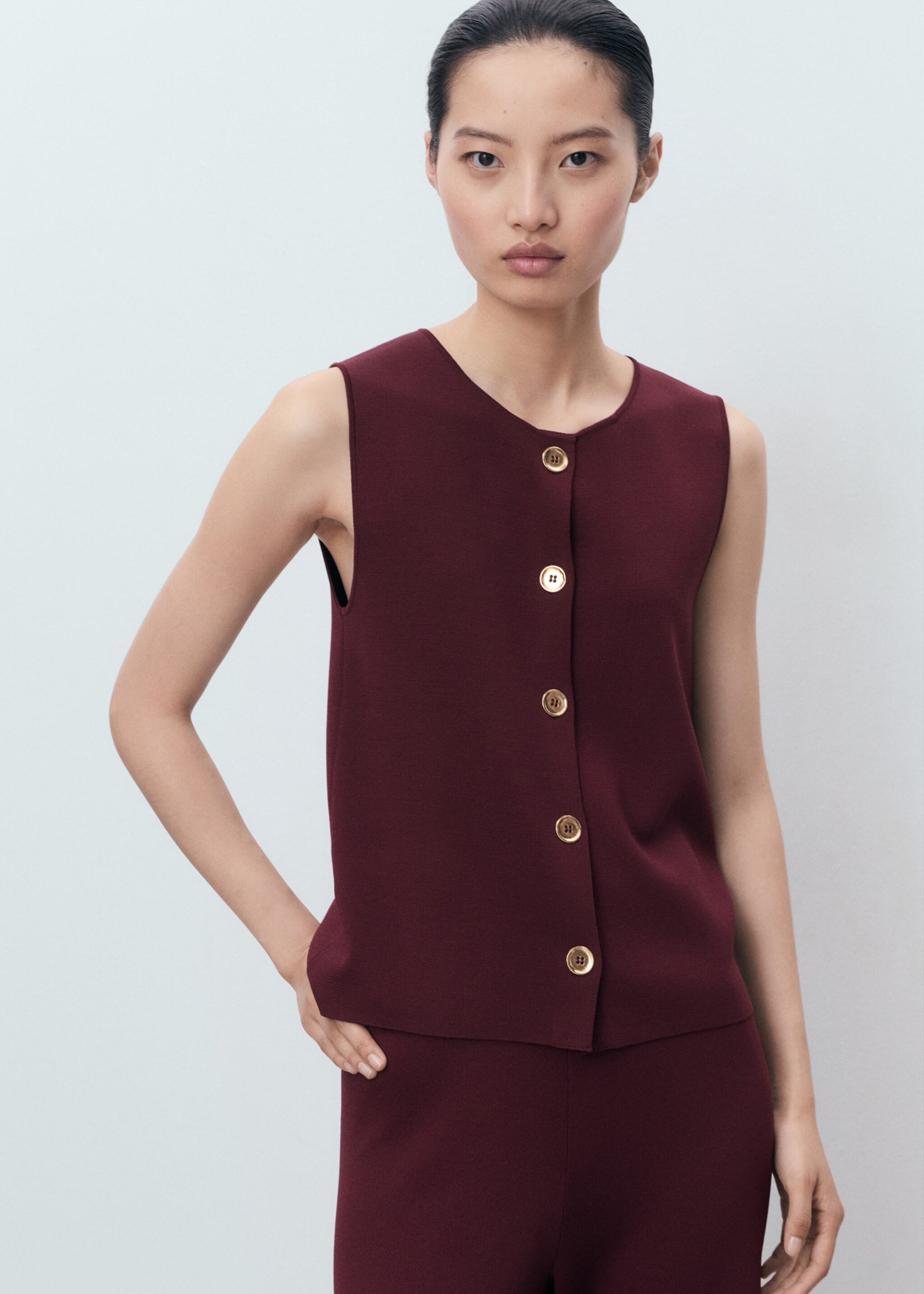 Gilet maglia sottile - Piano medio