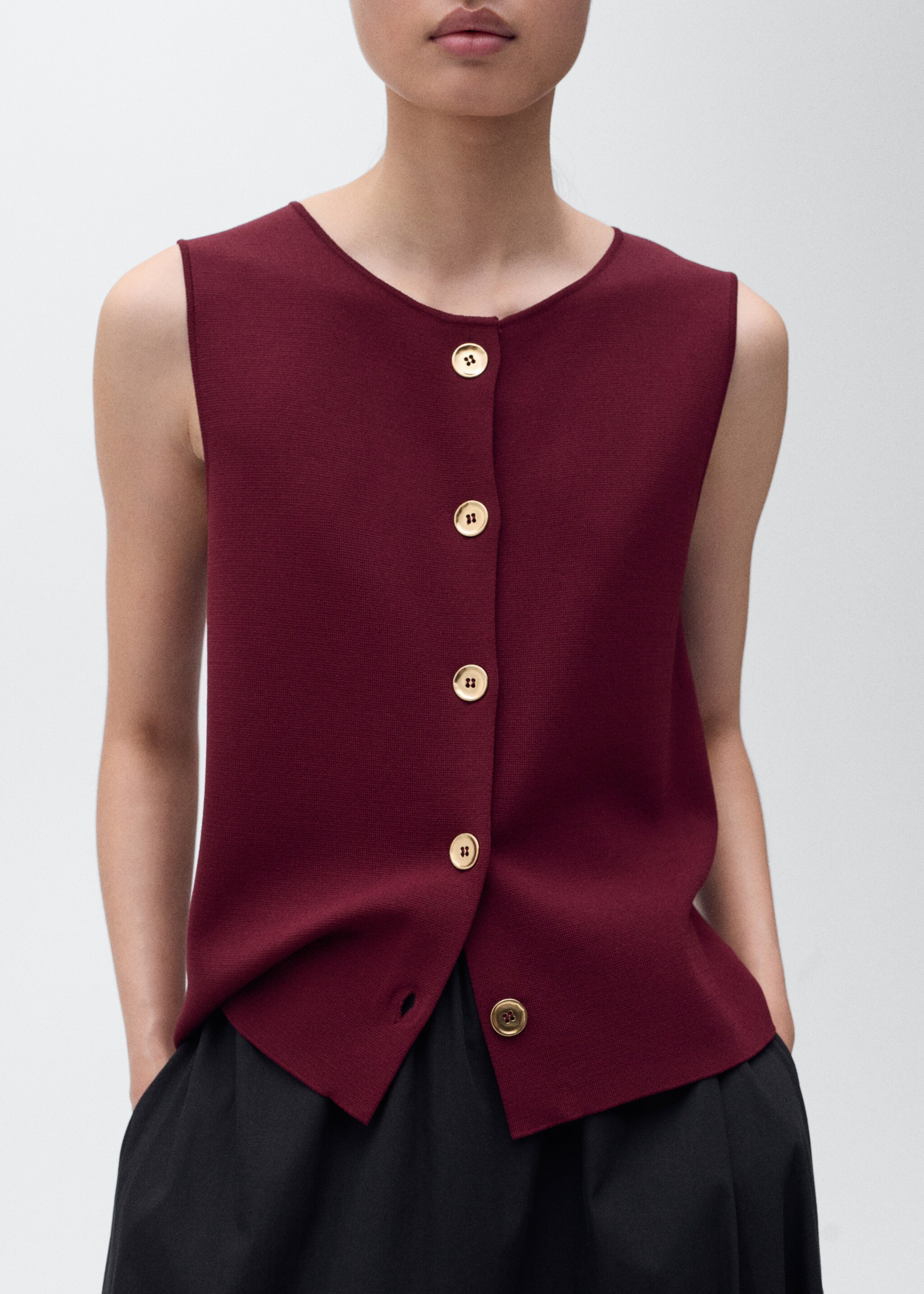 Gilet maglia sottile - Dettaglio dell'articolo 1