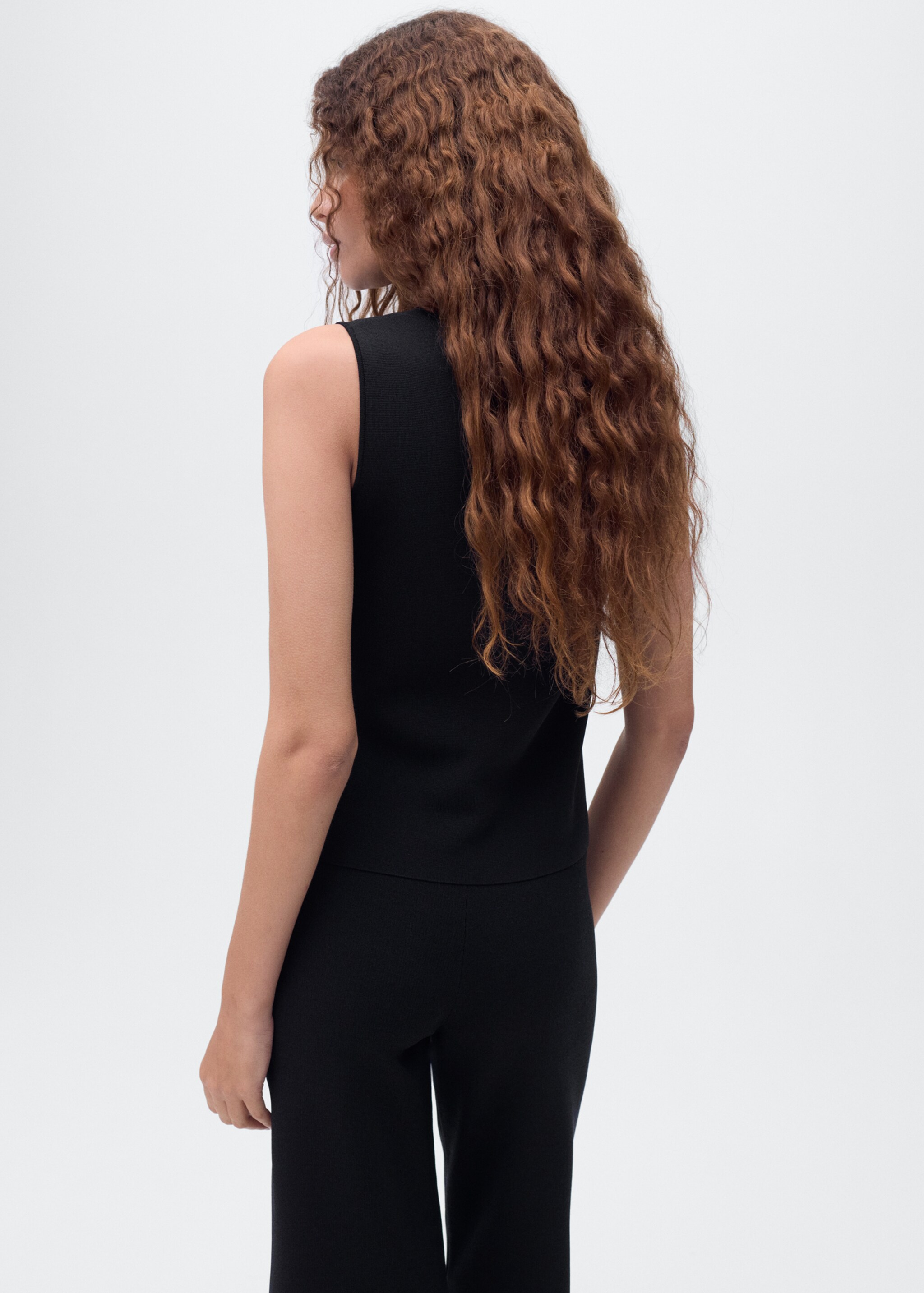 Gilet maglia sottile - Retro dell'articolo