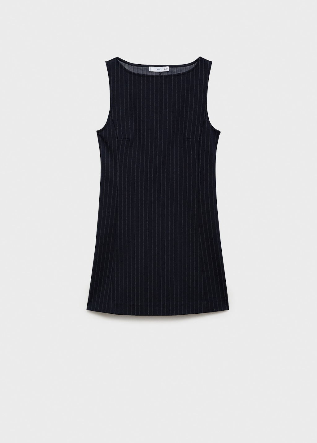 mango boat-neck dress with pleats Boat Neck Dress With Pleats main image 1
