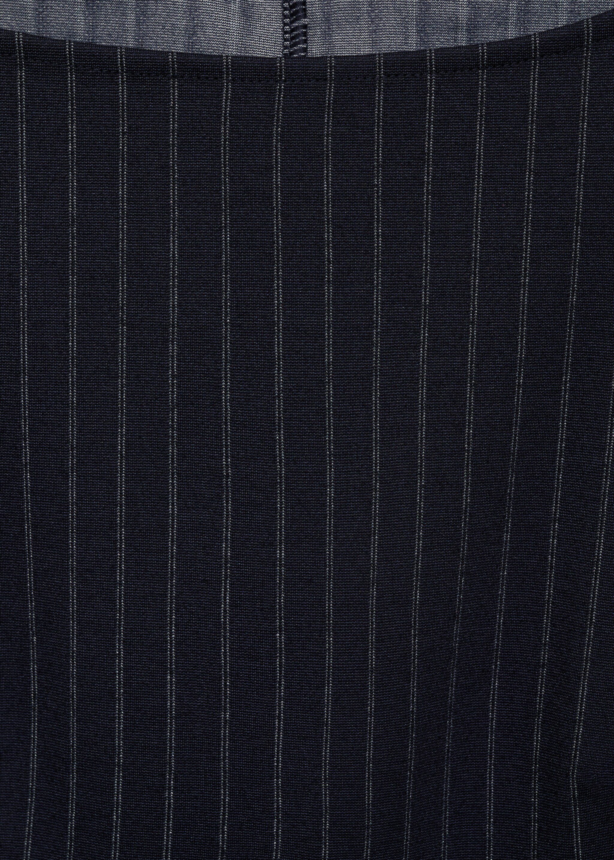 Vestido corto raya diplomática - Detalle del artículo 0, Azul marino. Ref: 17084084-00.
