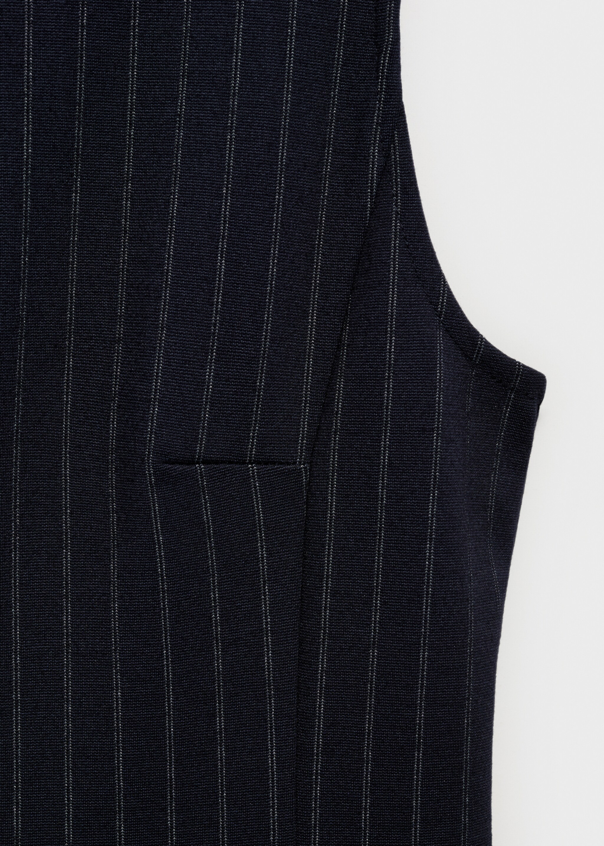 Vestido corto raya diplomática - Detalle del artículo 8, Azul marino. Ref: 17084084-00.
