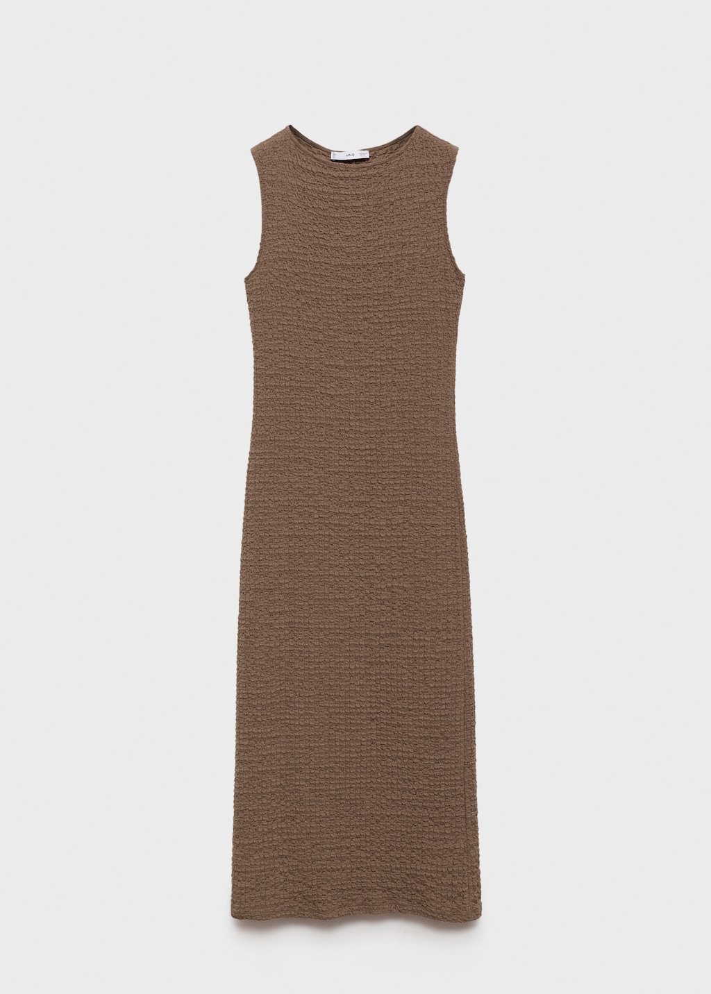Fitted textured dress