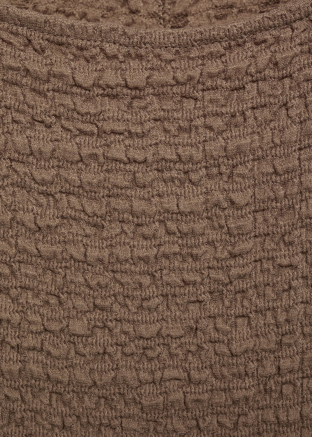 Fitted textured dress