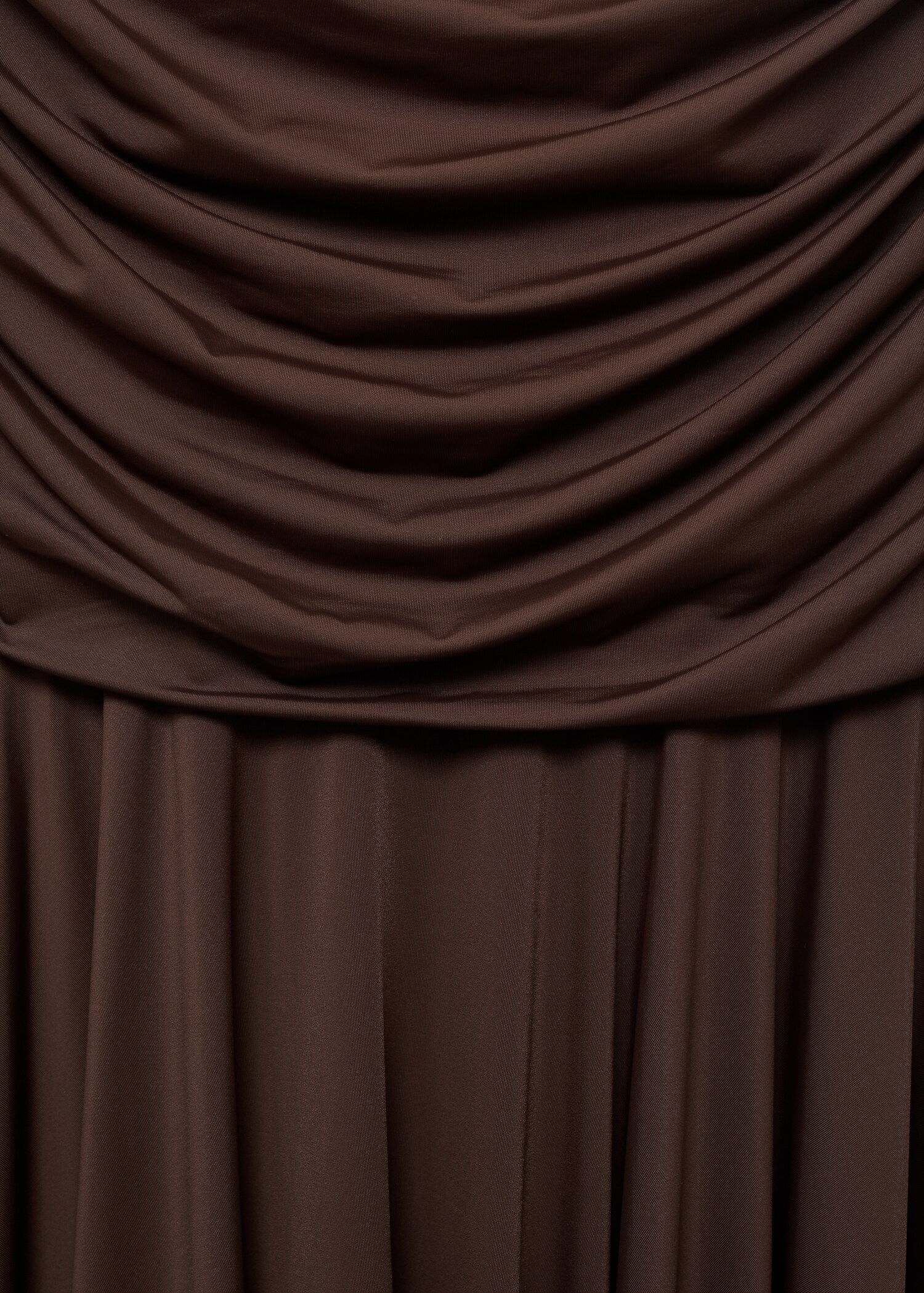 Vestido largo diseño combinado - Detalle del artículo 0