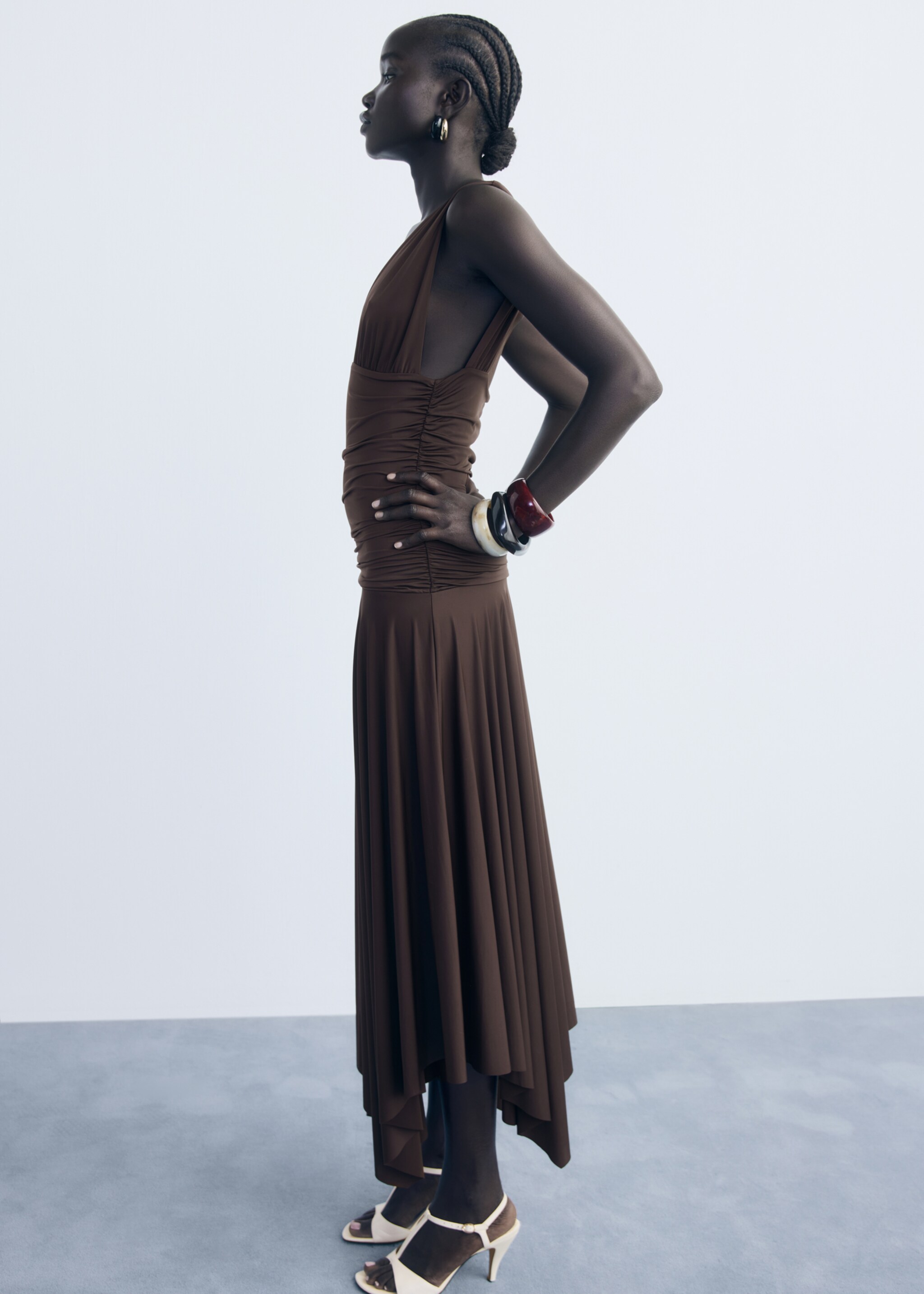 Long dress combined design - Details of the article 6