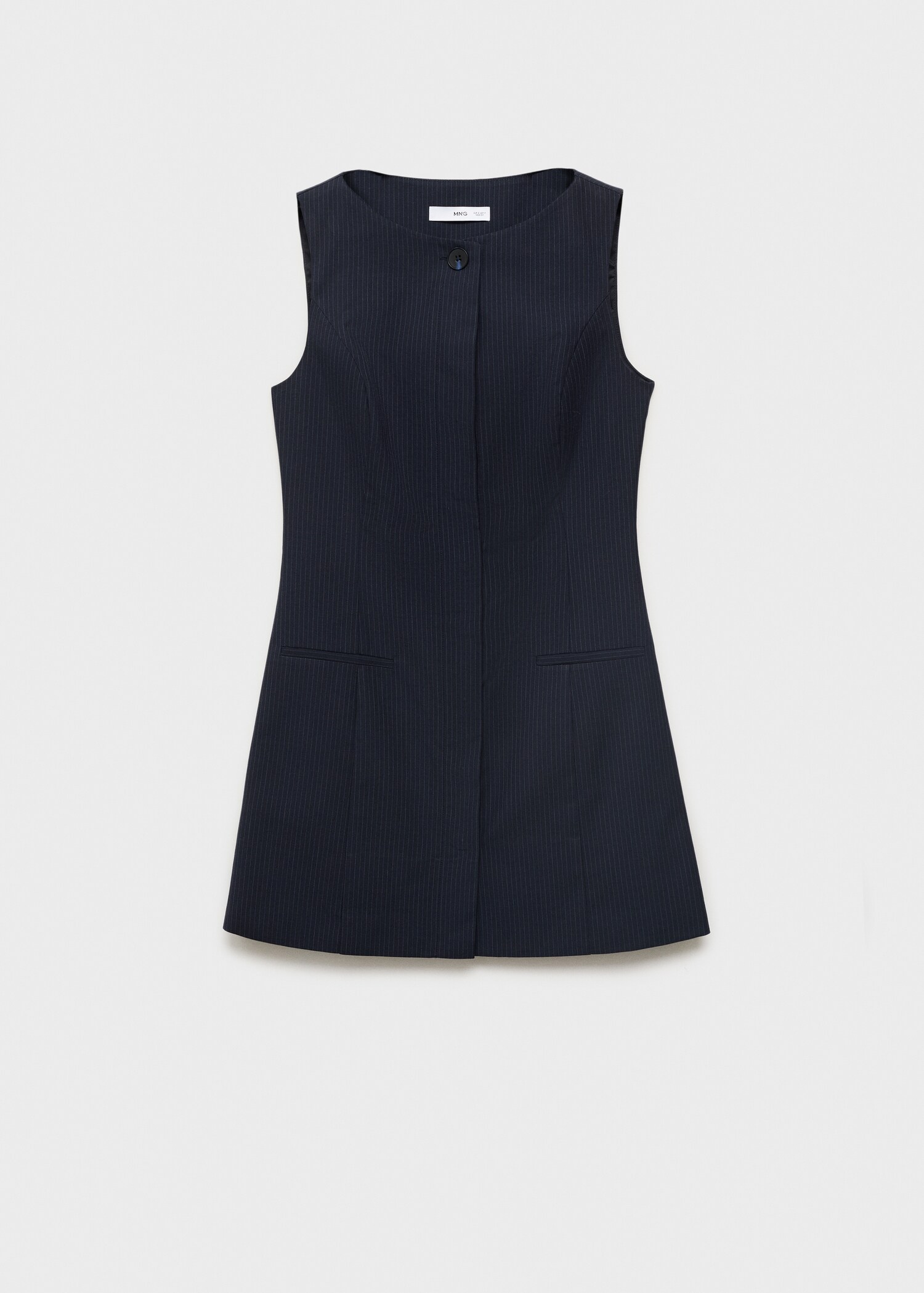 Short pinstripe dress - Article without model