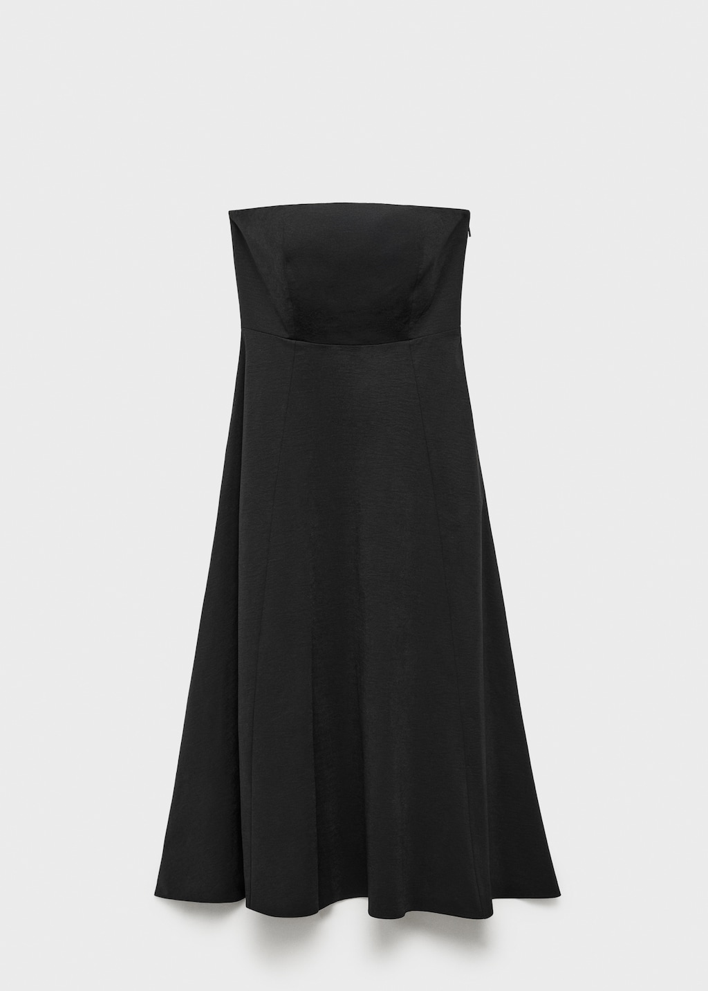 Long strapless dress