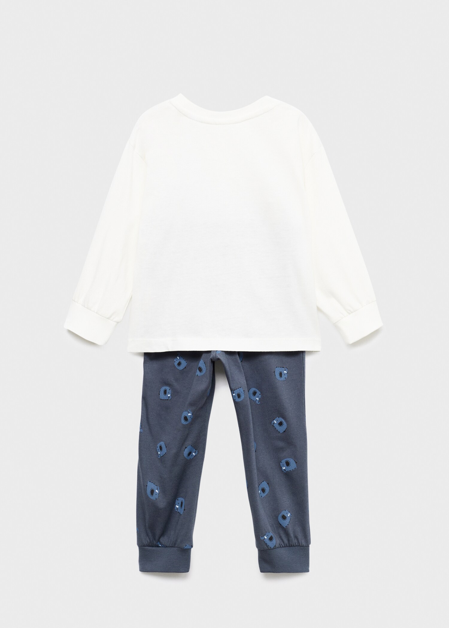 Pyjamas elephant - Reverse of the article