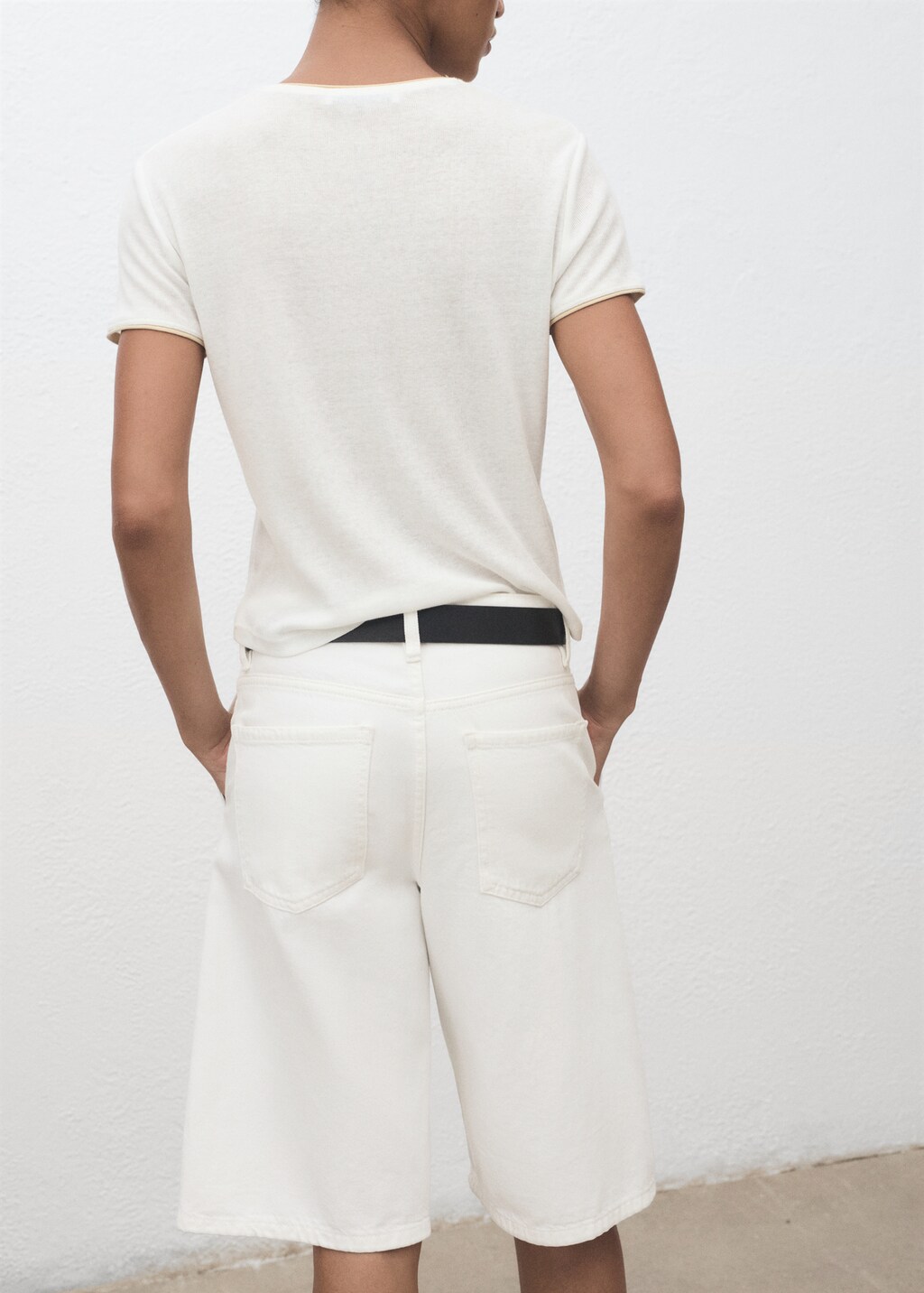 Mango Combined cotton t-shirt thumbnail