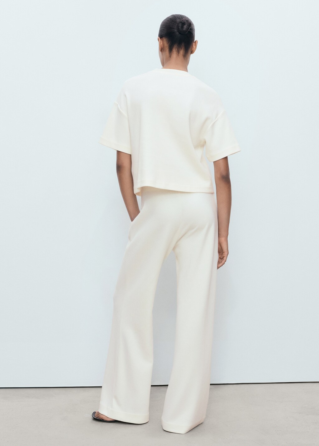 Straight-fit cotton pants - image 3