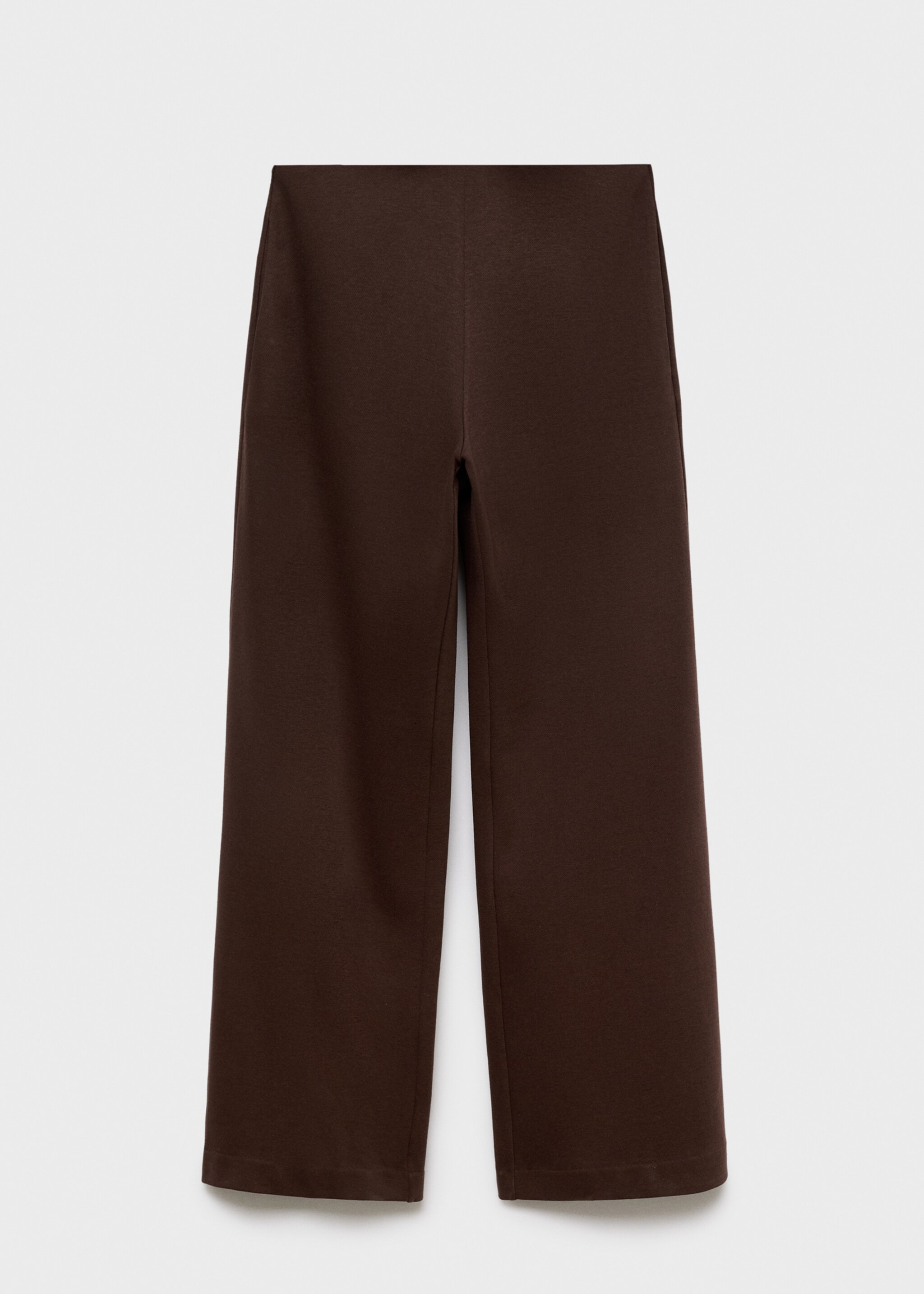 Straight-fit cotton trousers - Article without model