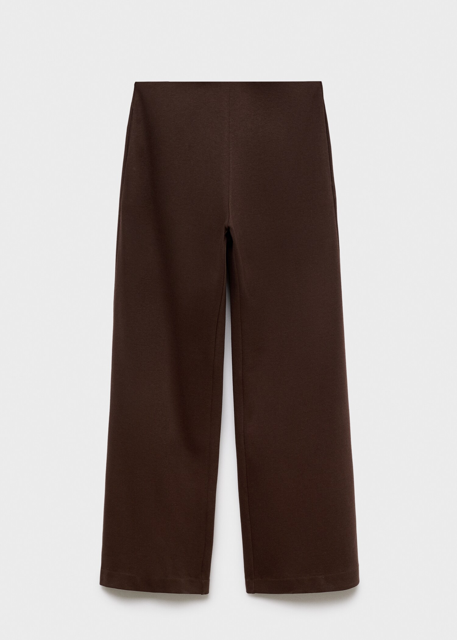 Straight-fit cotton trousers - Article without model
