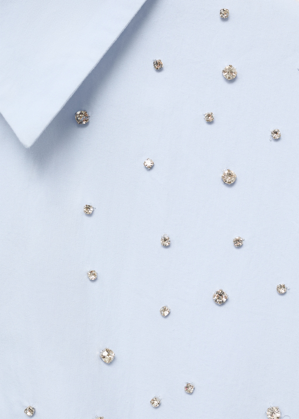 Cotton strass shirt