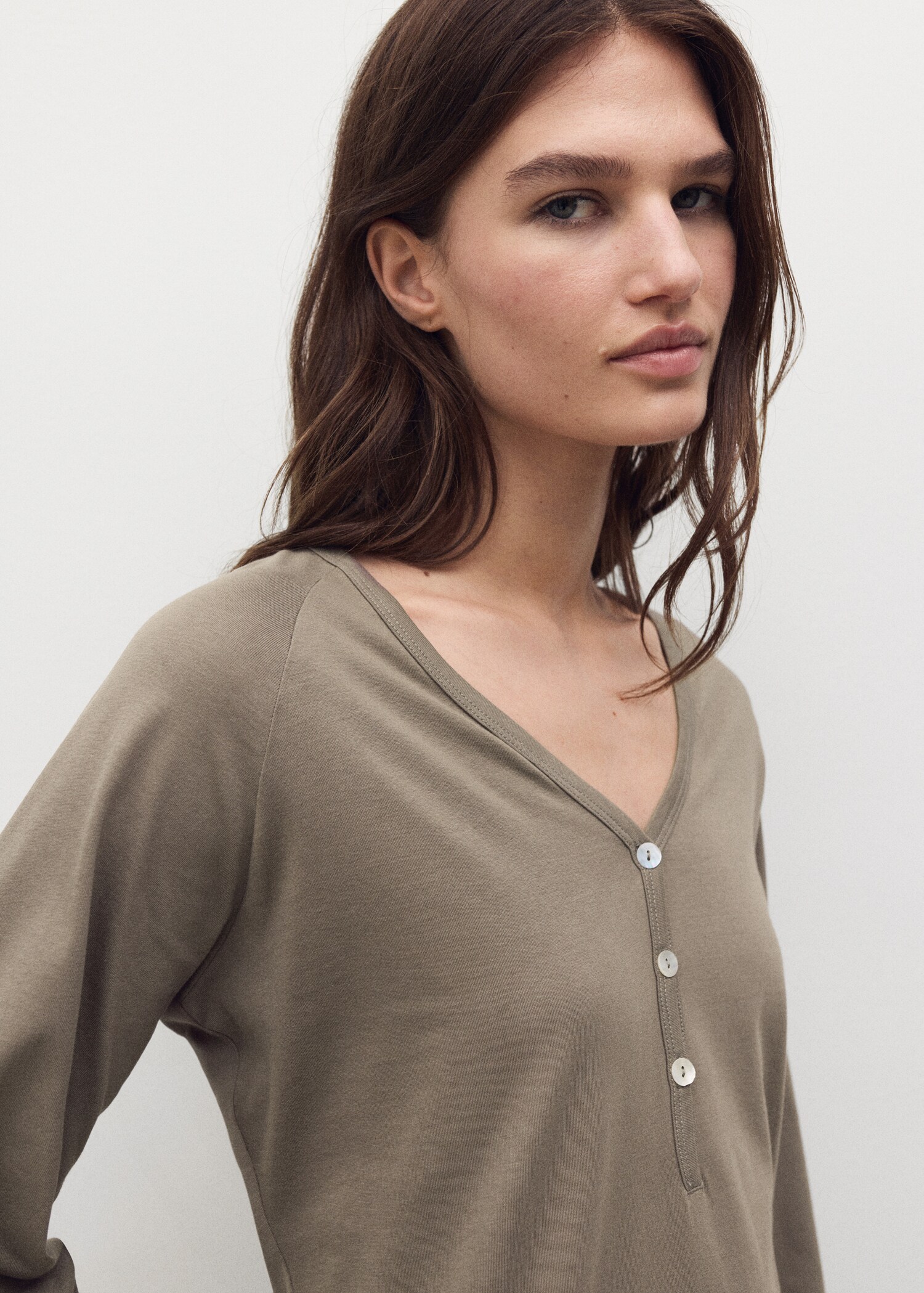 Nuisette coton détails boutons - Détail de l'article 1