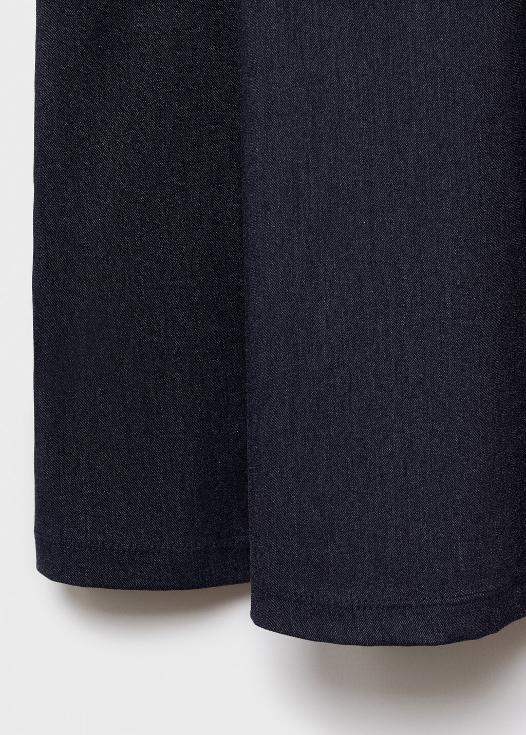 Mango Denim-effect dress with bows