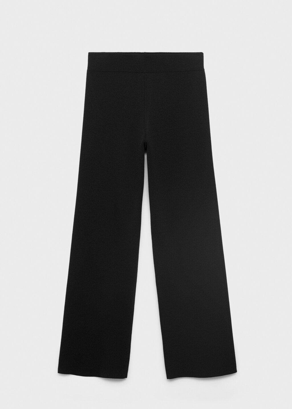Knitted pants with elastic waistband - image 5