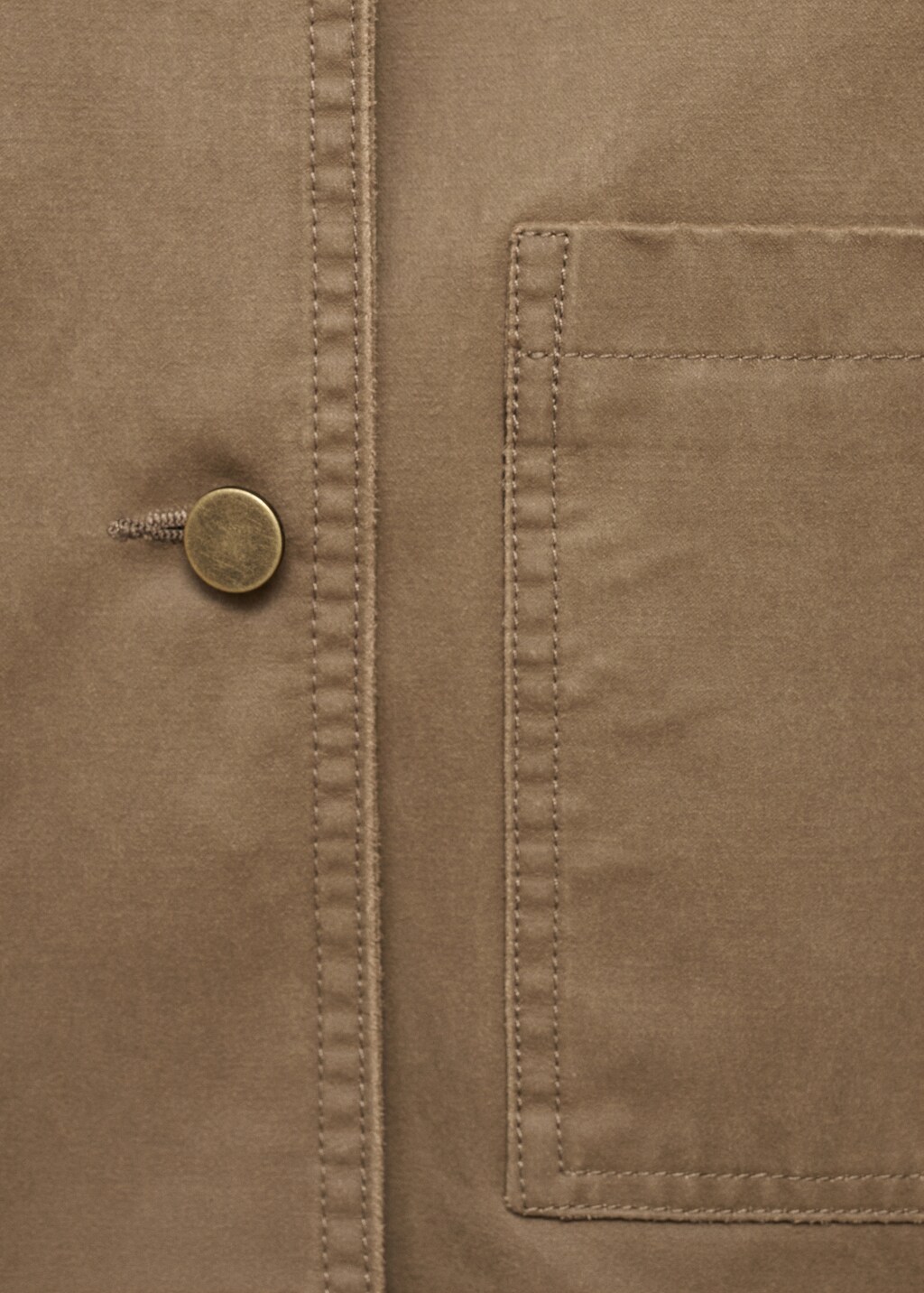 Mango Denim barn jacket with corduroy collar