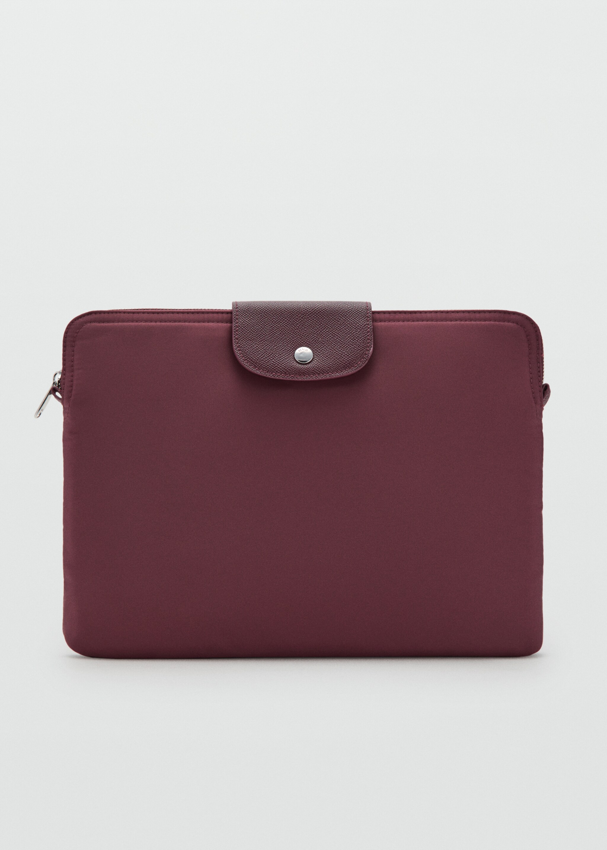 Nylon laptop case - Article without model, Burgundy. Ref: 17084122-00.