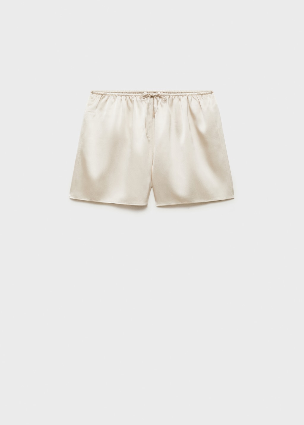 Silk pajama shorts