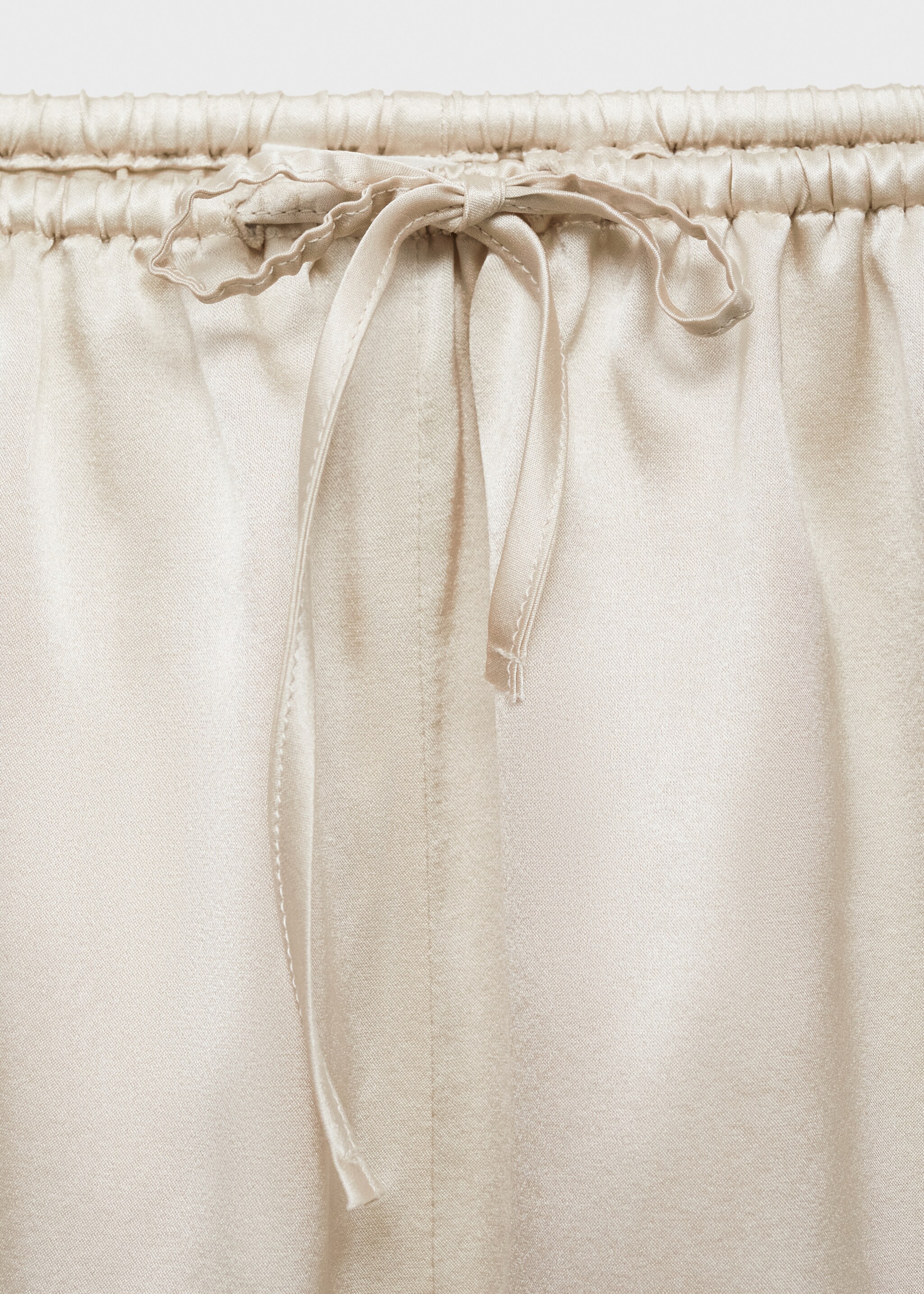 Pantaloni scurți de pijama din mătase - Detaliu al articolului 8