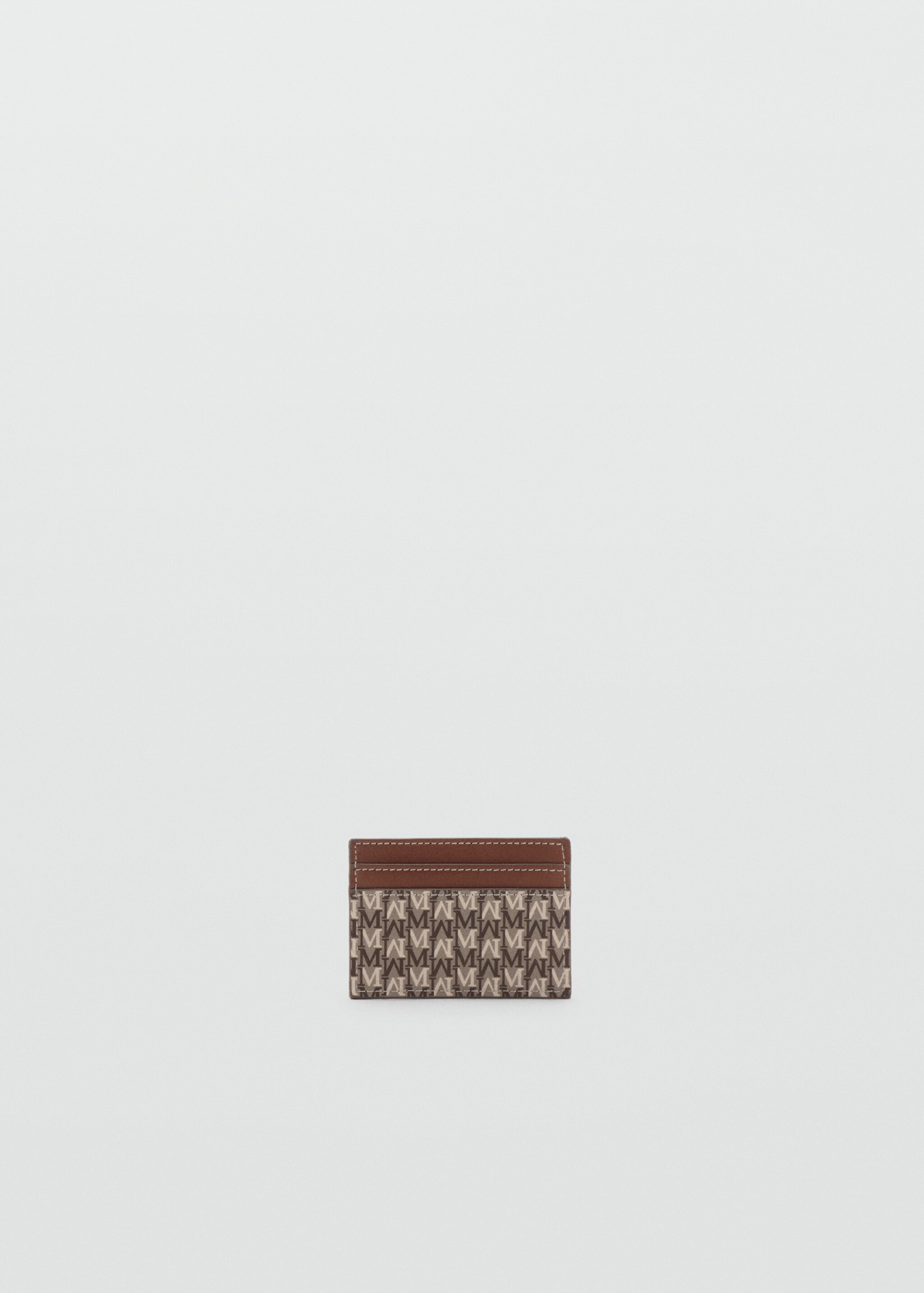 Canvas logo card holder - Данни за артикула 1, Кожа. Ref: 17084128-00.