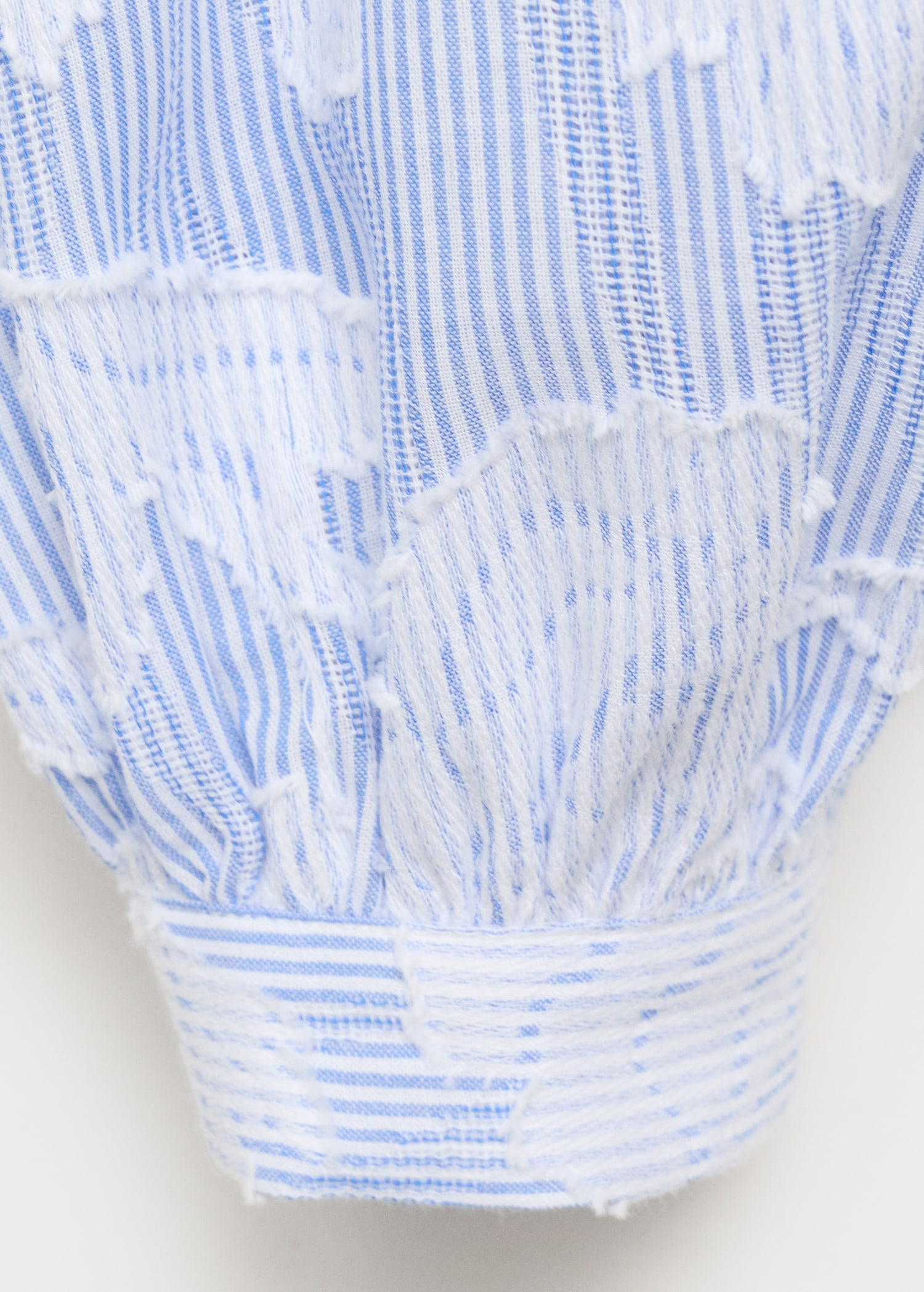 Striped shirt with embroidered details - Details of the article 0