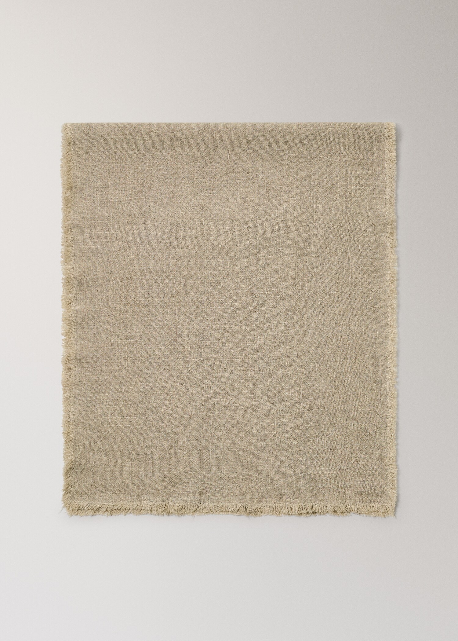 Linen table runner with tassels - Article without model