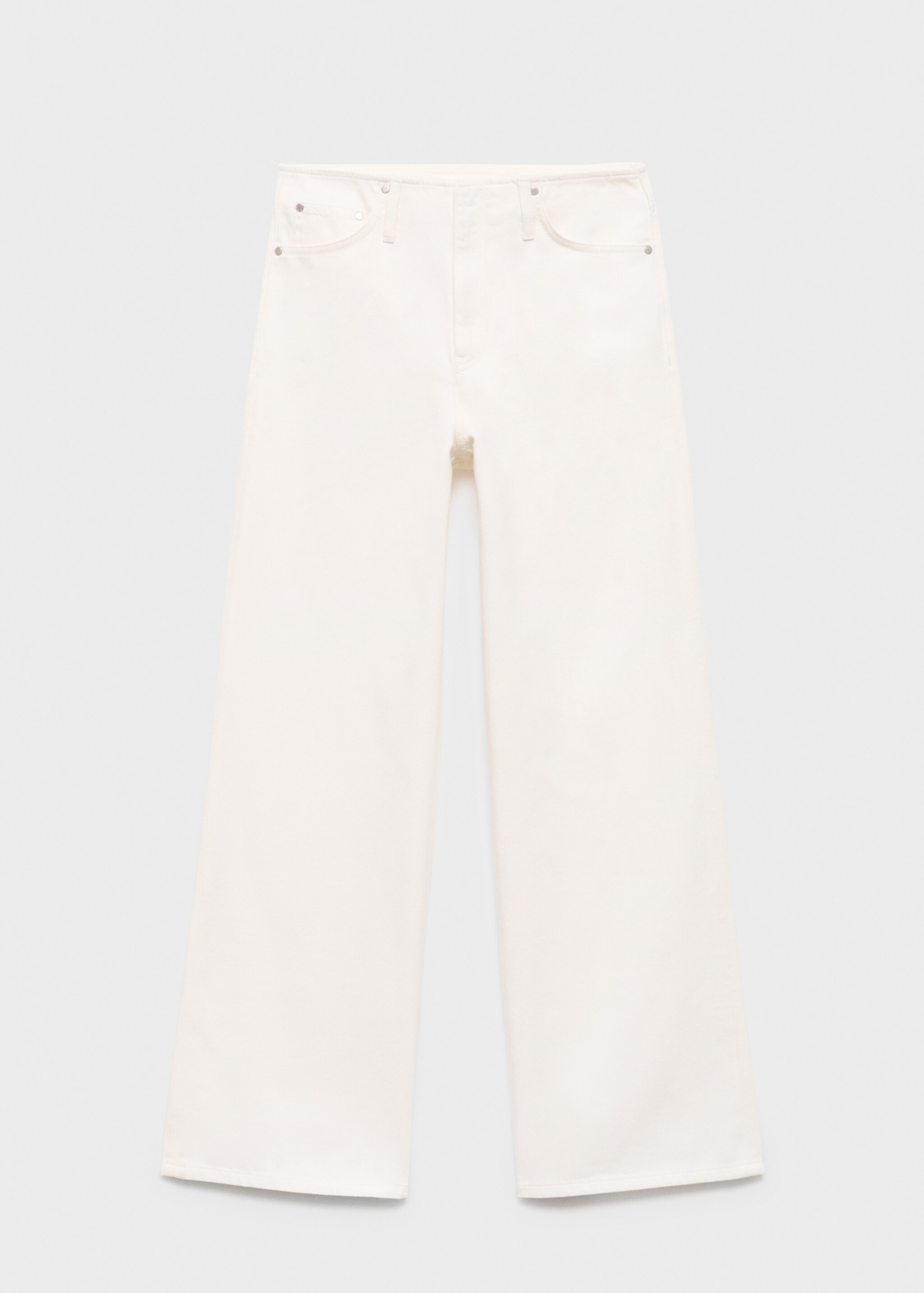 Low-rise wide-leg jeans - Article without model, Off White. Ref: 17084138-00.