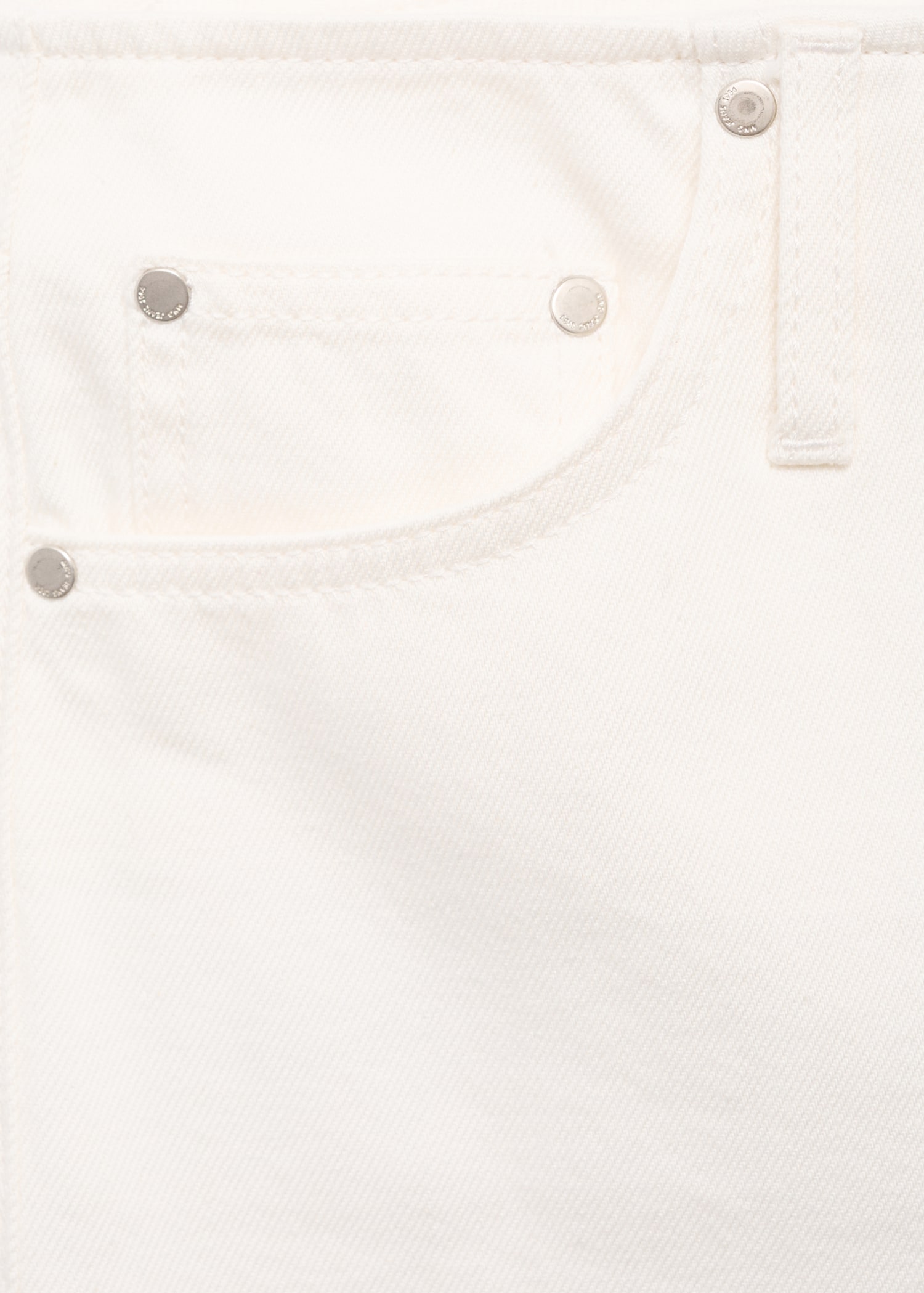 Low-rise wide-leg jeans - Details of the article 0