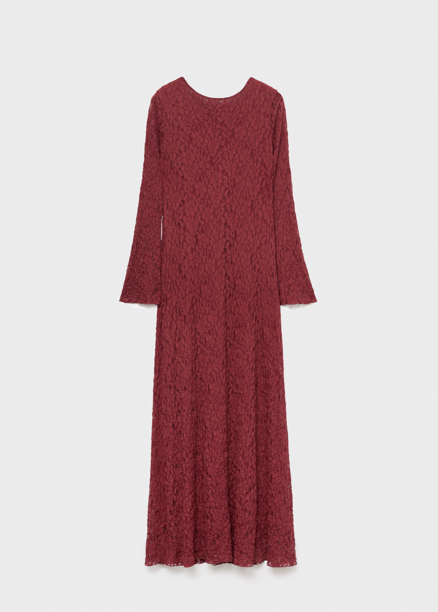 Spitzenkleid mit Glockenärmeln - Artikel ohne Model