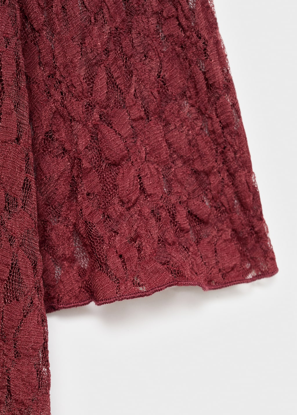 Mango Lace dress with bell sleeves