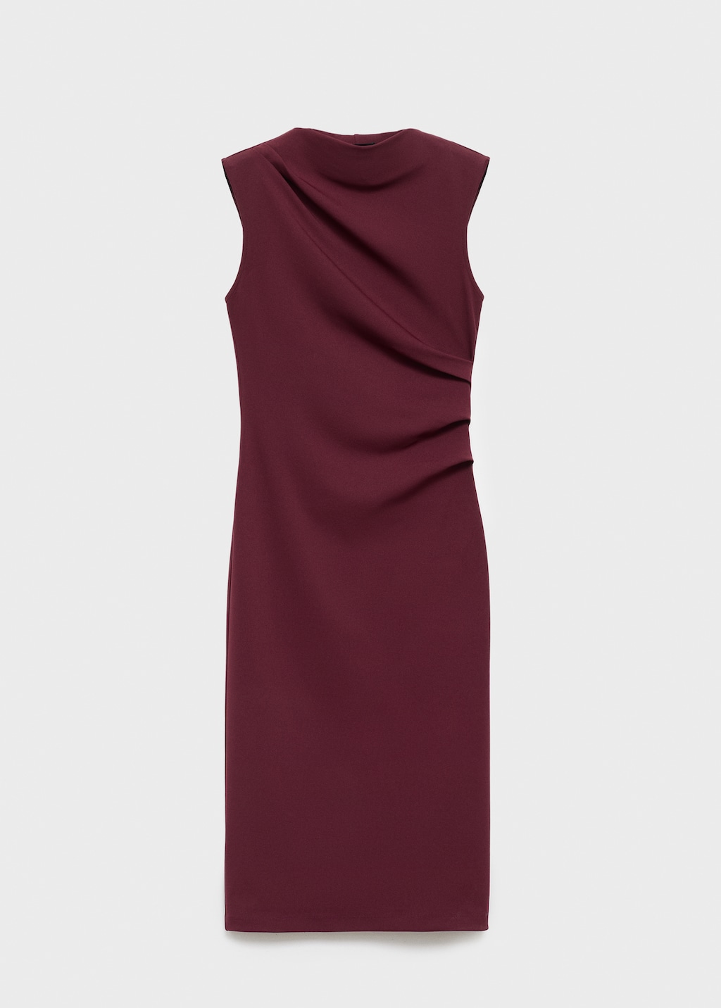 Ruched fitted dress