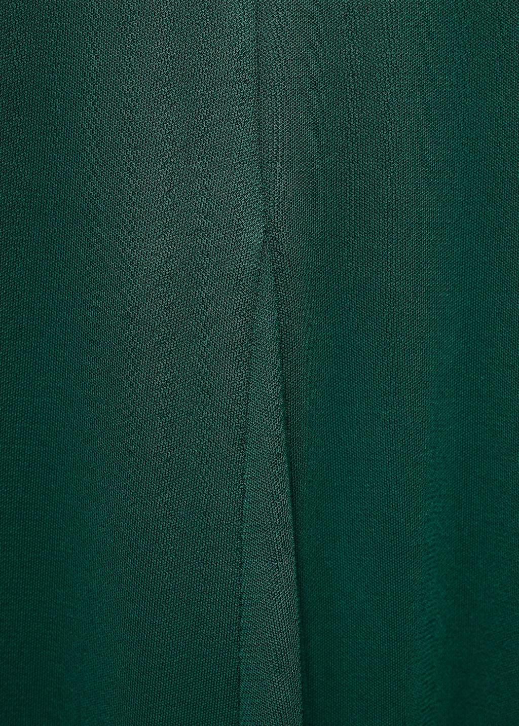 Godet dress with a perkins collar