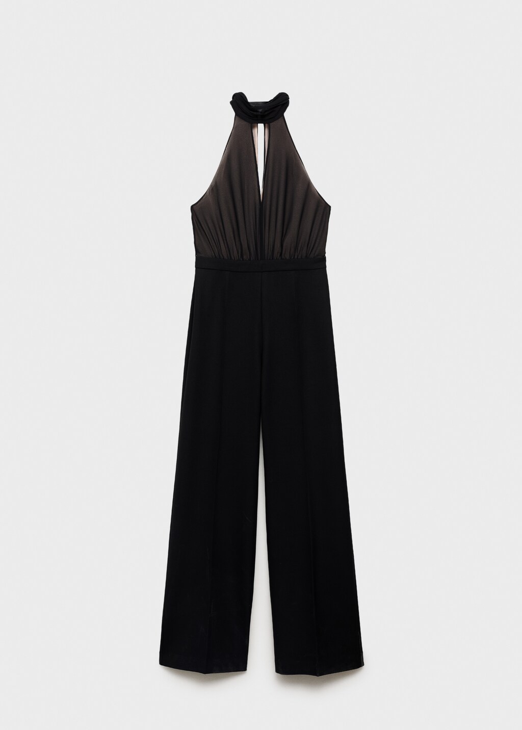 Mango Halter-neck jumpsuit with scarf thumbnail