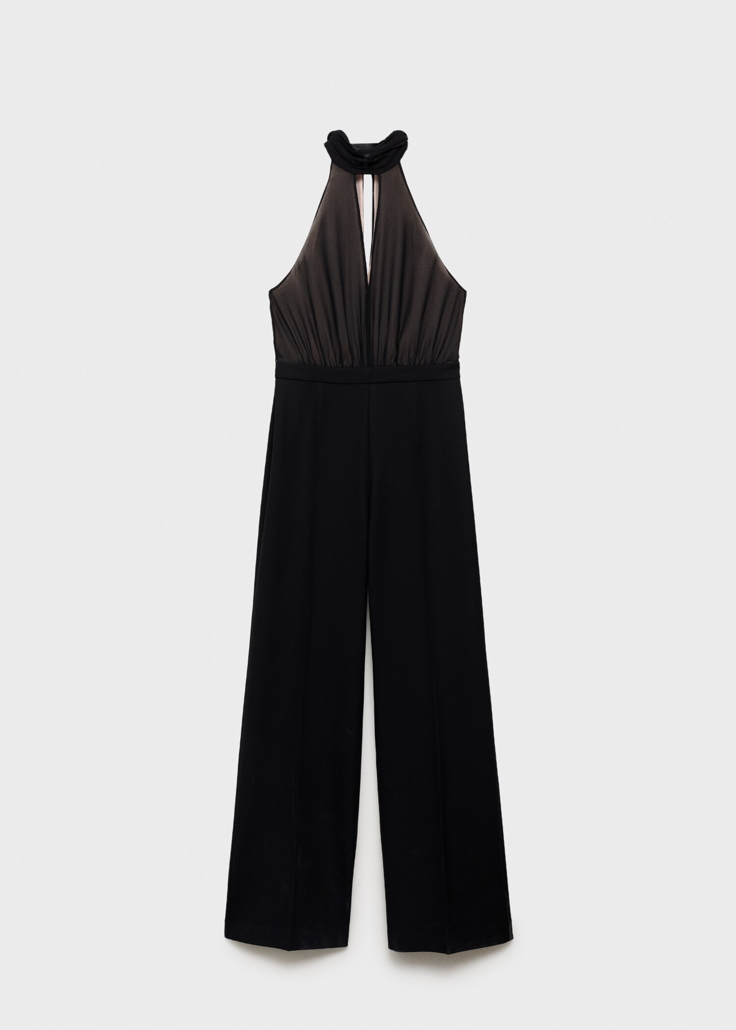 Halter neck scarf jumpsuit - Article without model