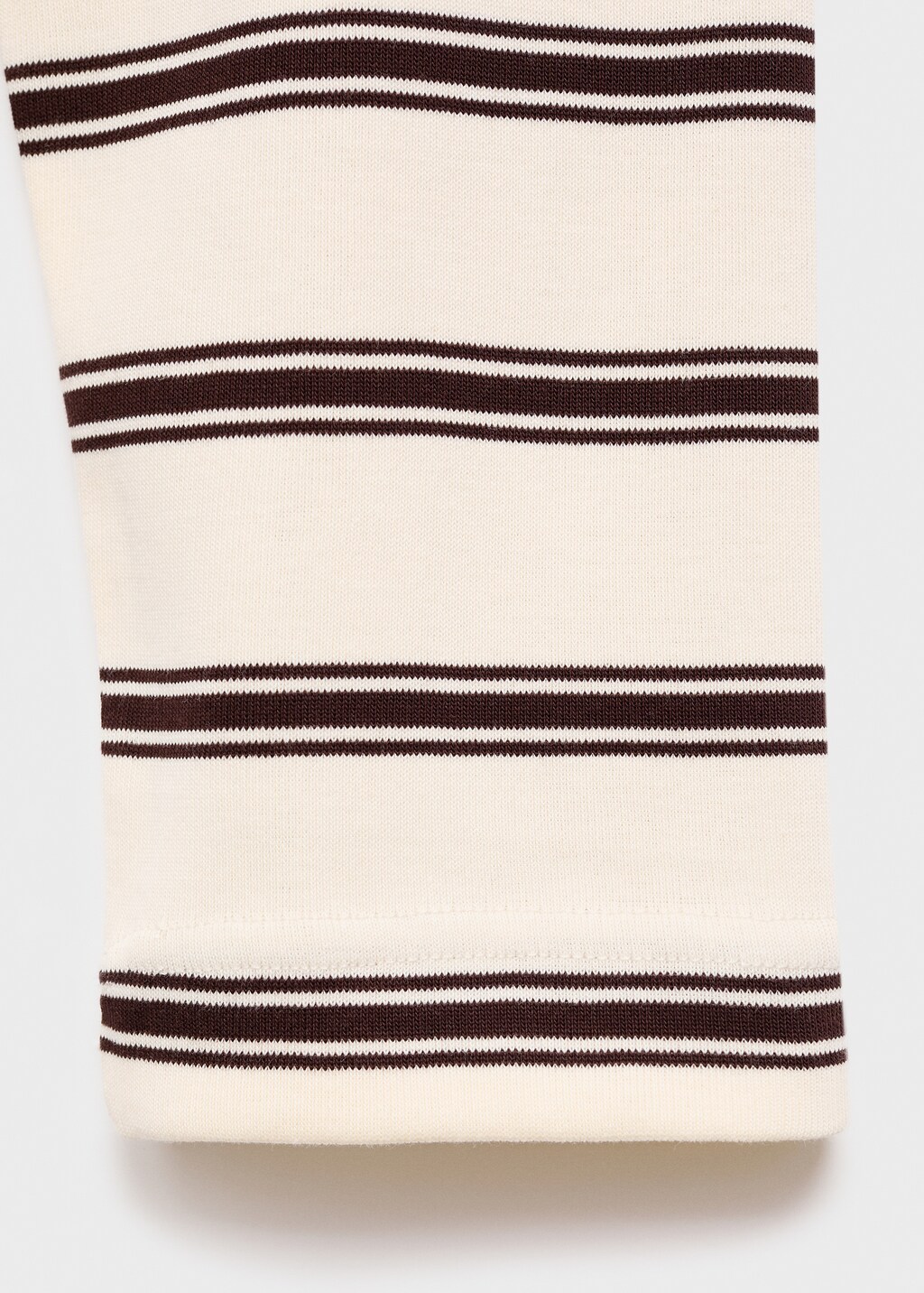 Mango Striped cotton-blend sweatshirt