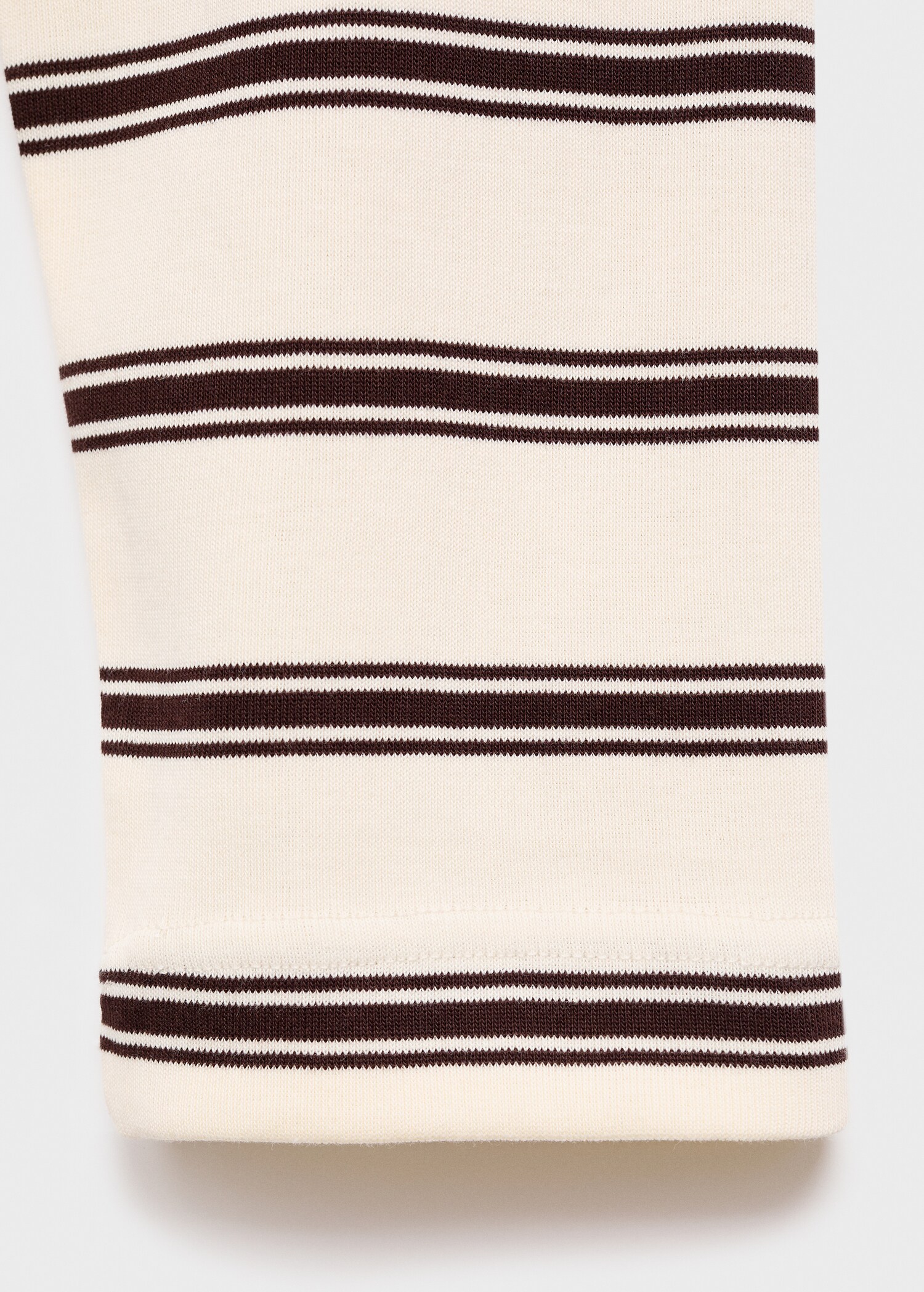 Striped cotton-blend sweatshirt - Details of the article 0